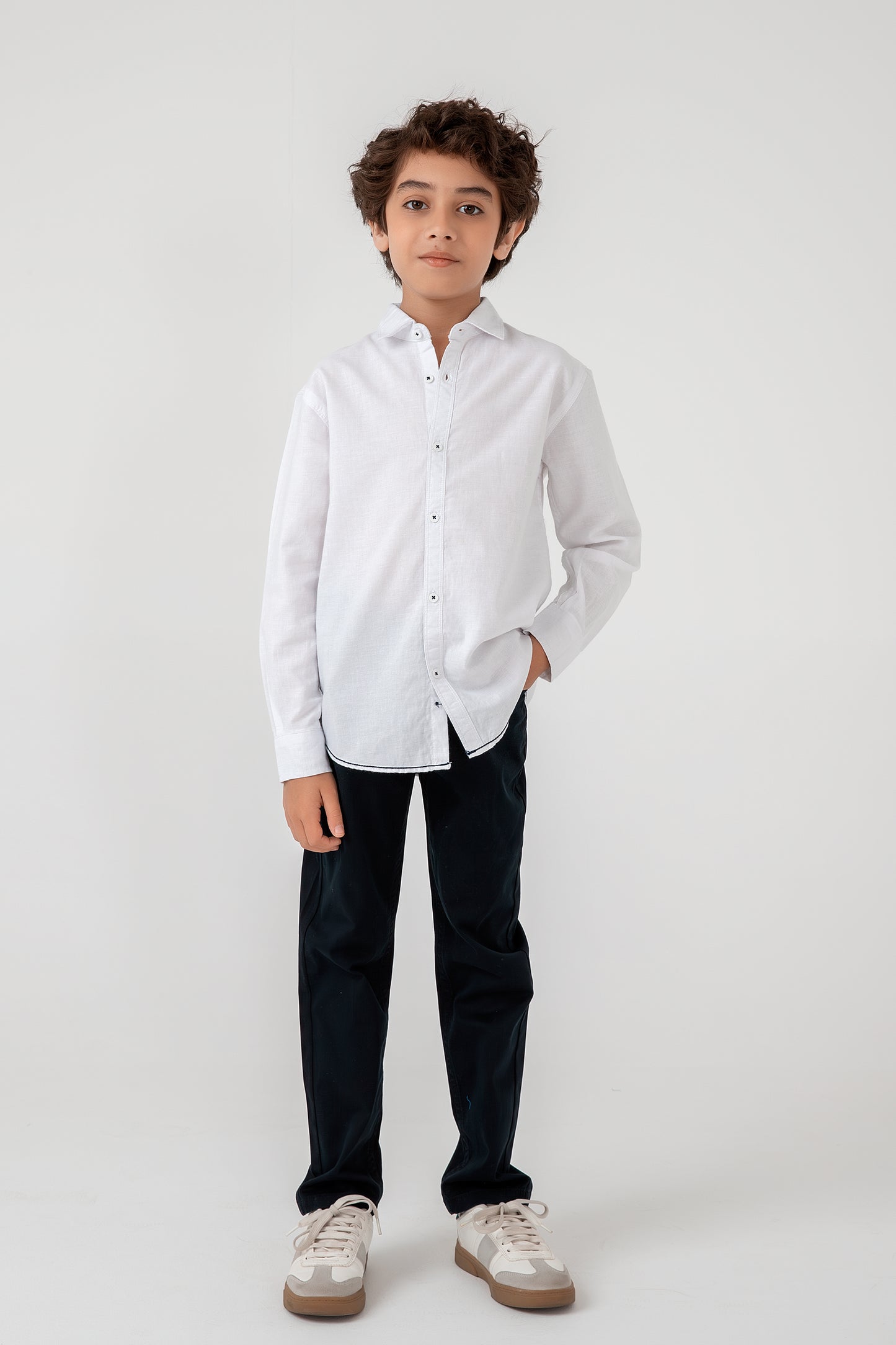 Timeless White Casual Shirt