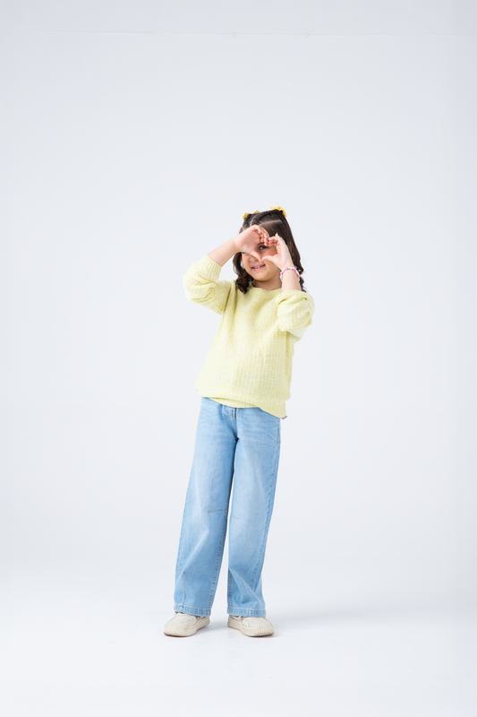 Sunny Glow Knitted Sweater