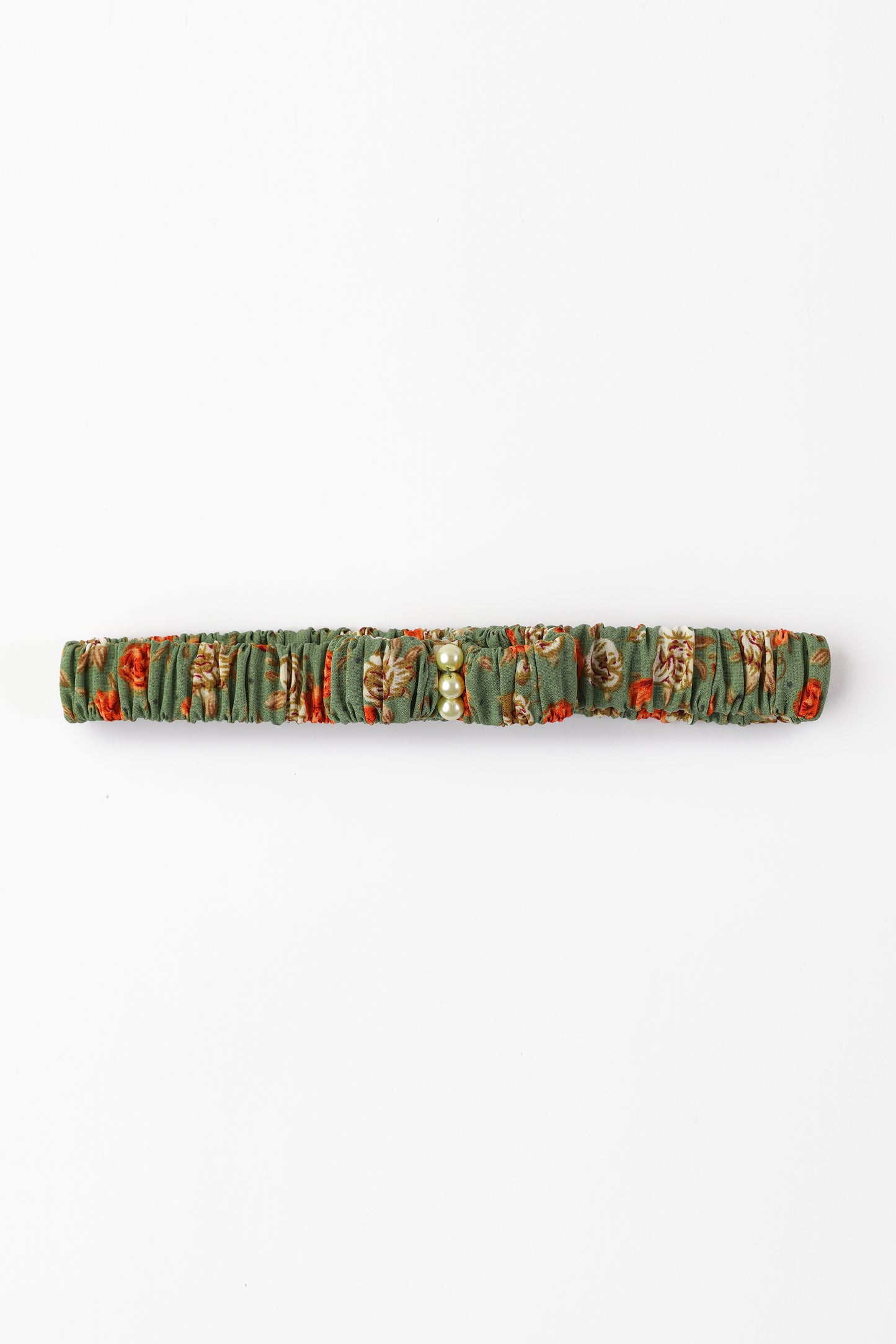 Green Floral Headband