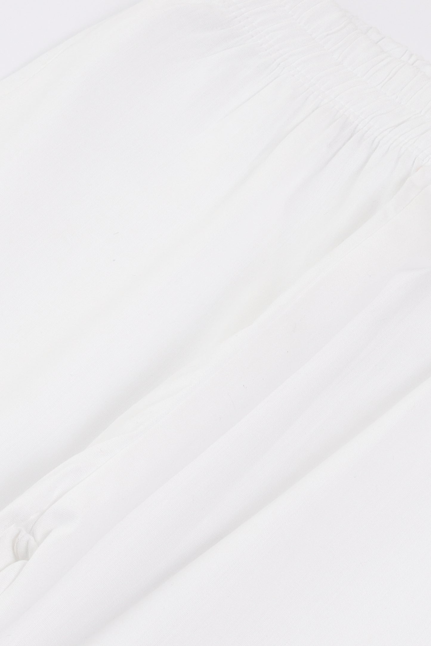 Boys' White Cotton Trousers