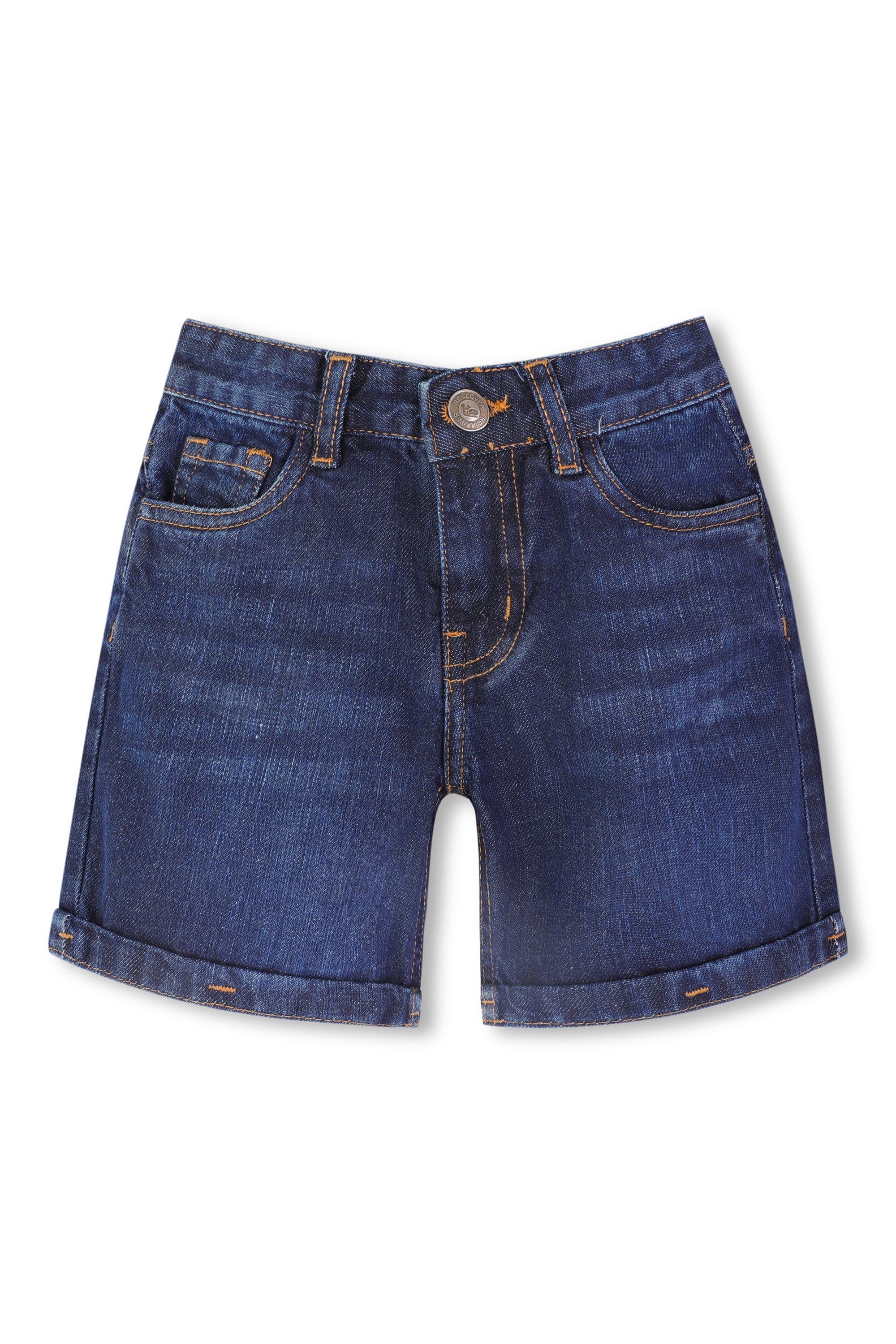 Dark Blue Bermuda Denim shorts Rollover Kids Company