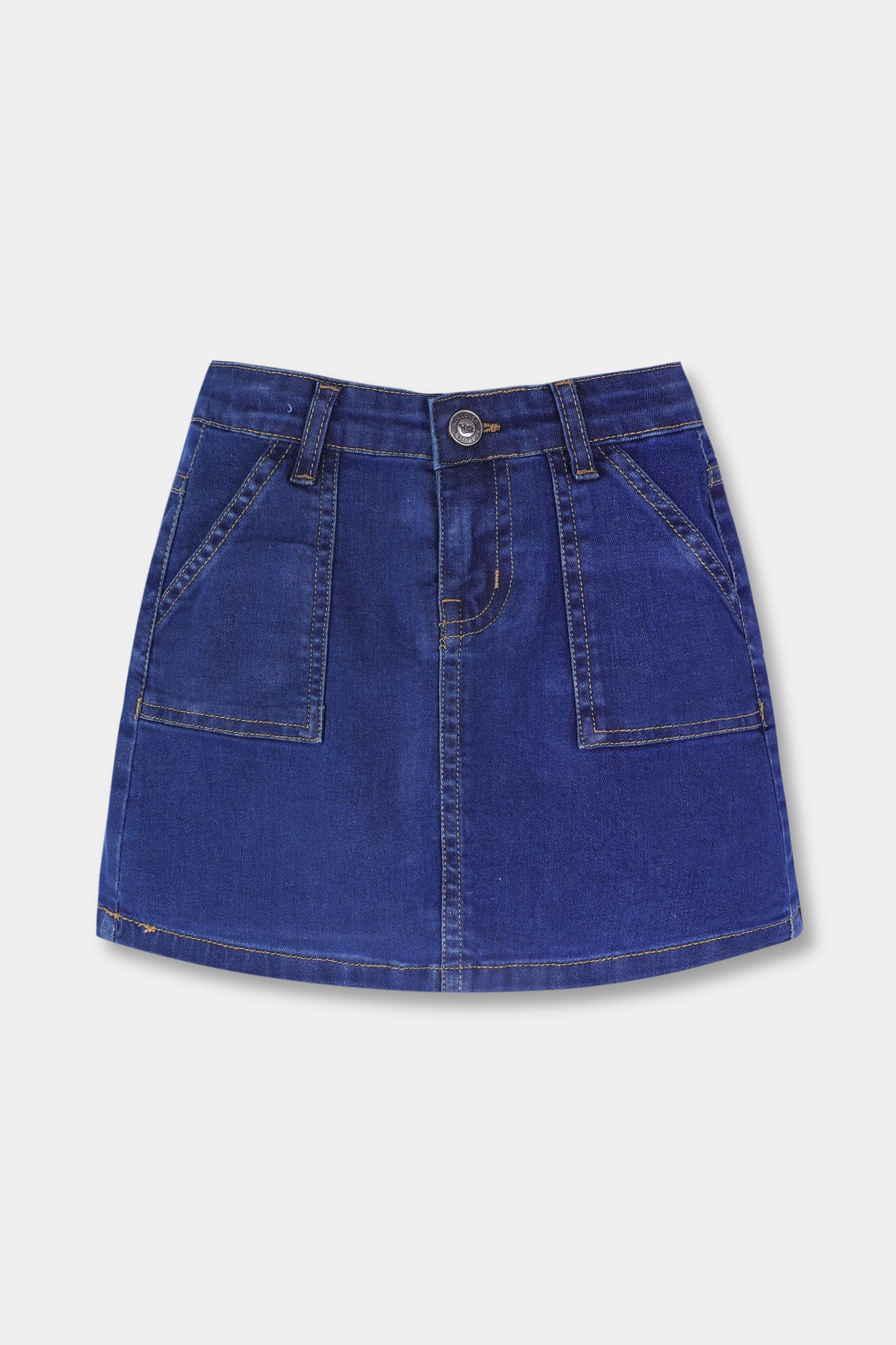 Indigo Denim Pocket Skirt