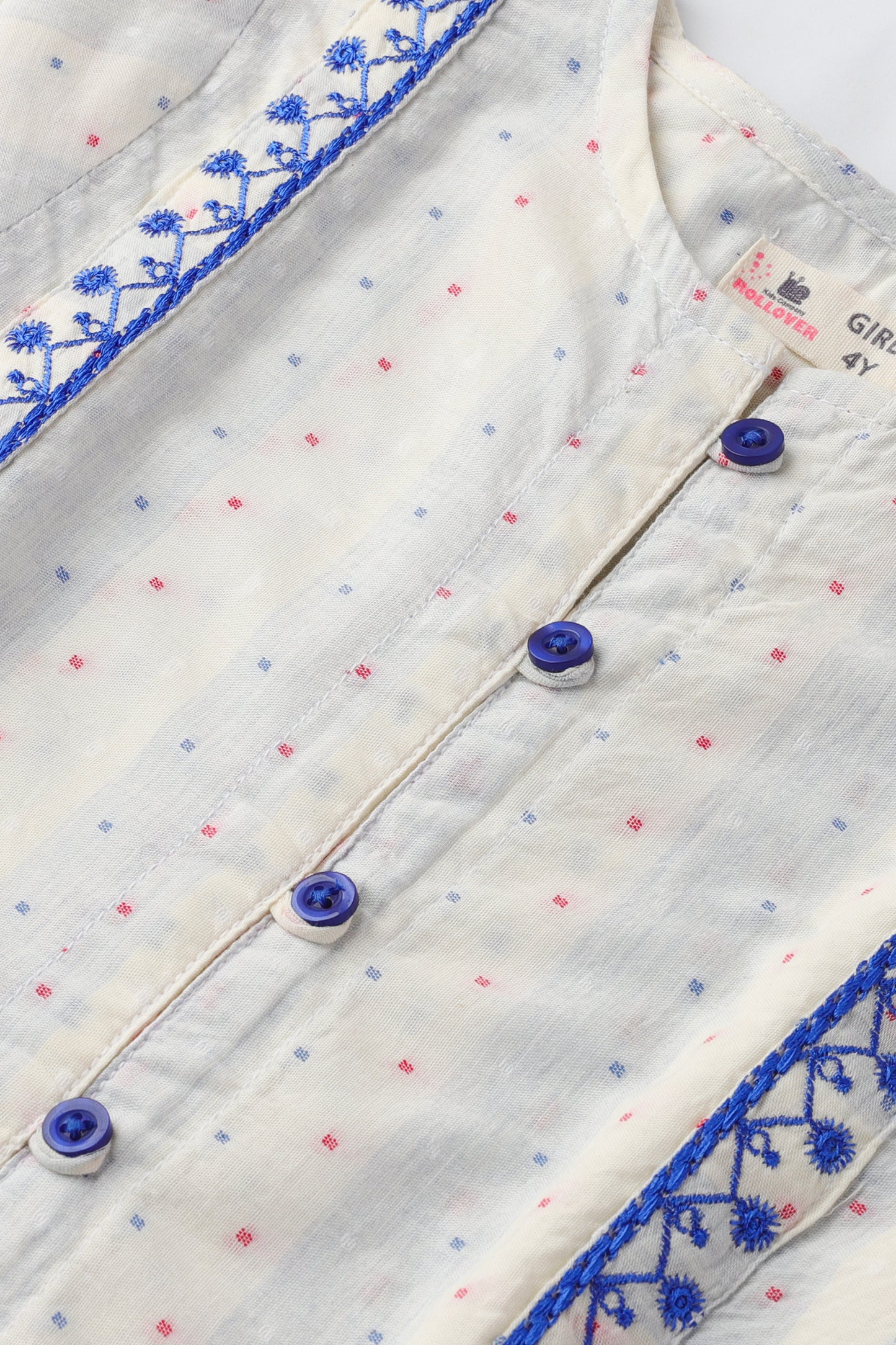 Off-White Bloom Embroidered Top