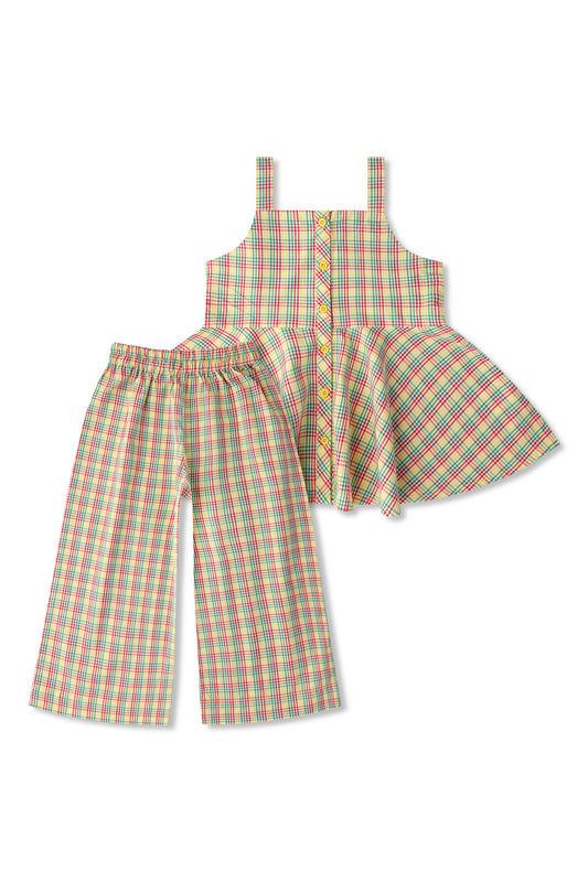 Cheerful Plaid Co-ord Set