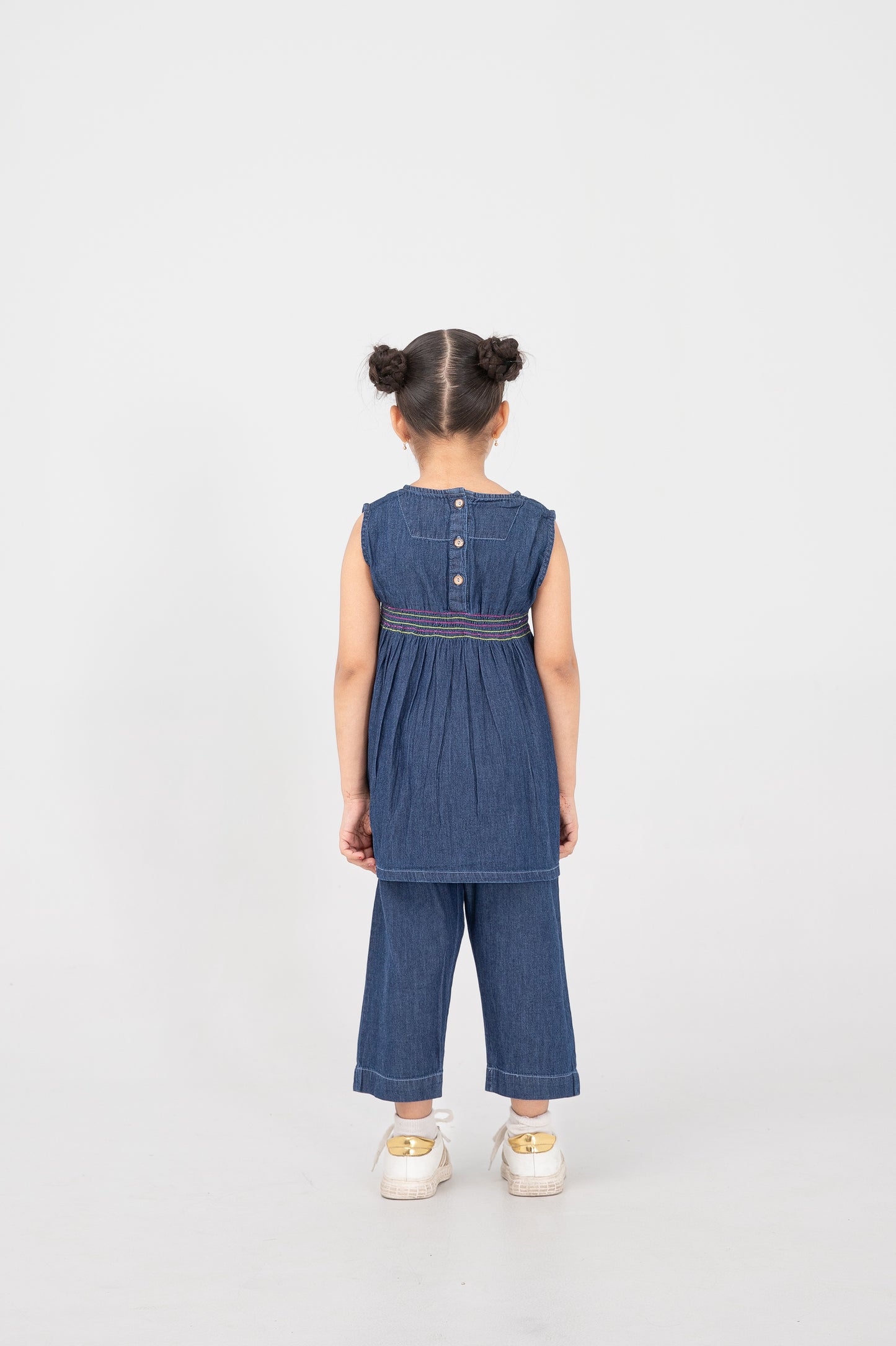 Girls Denim Whirl Co-ord Set