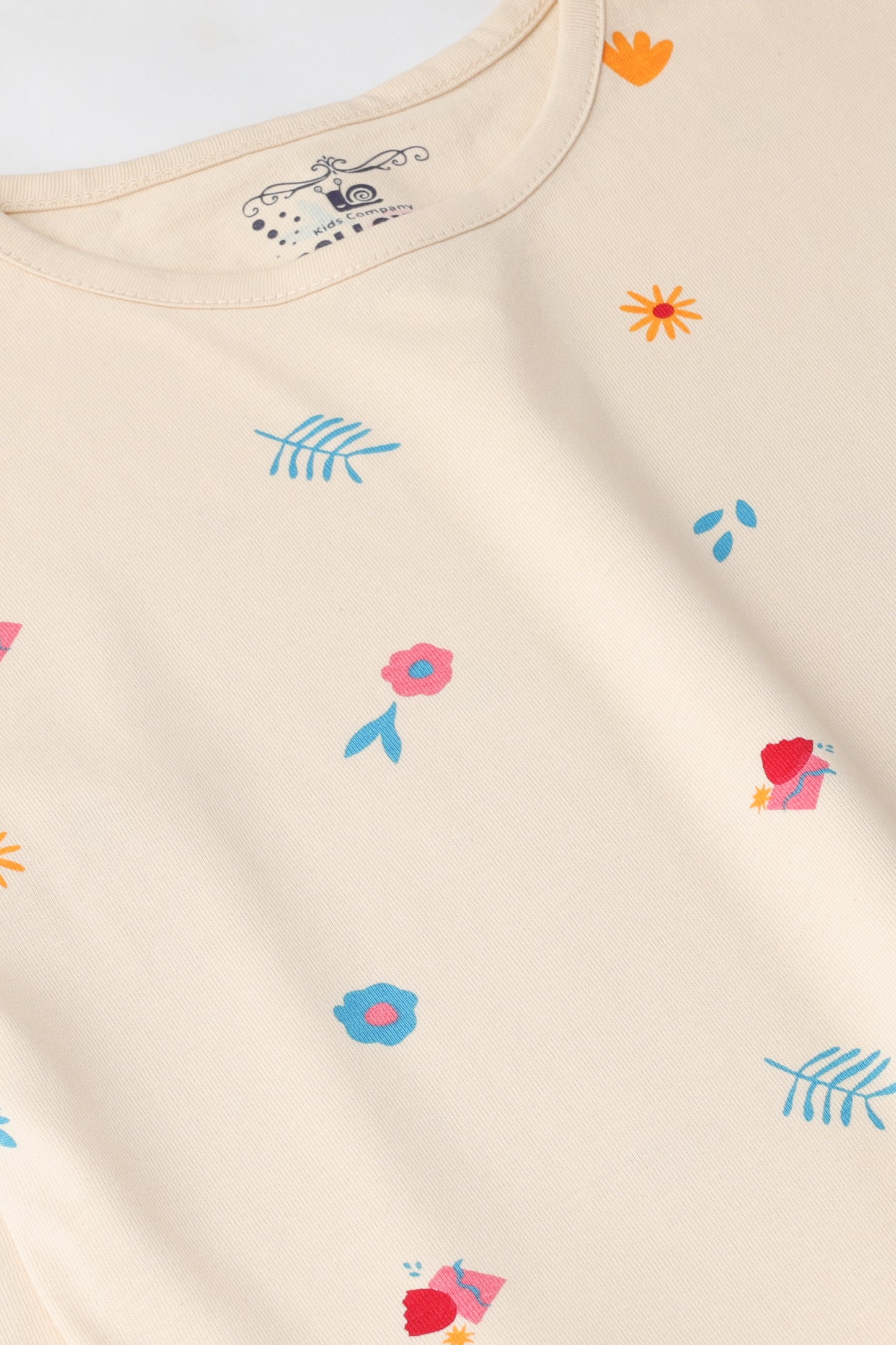 Cream Floral Sprinkles Co-ord Set