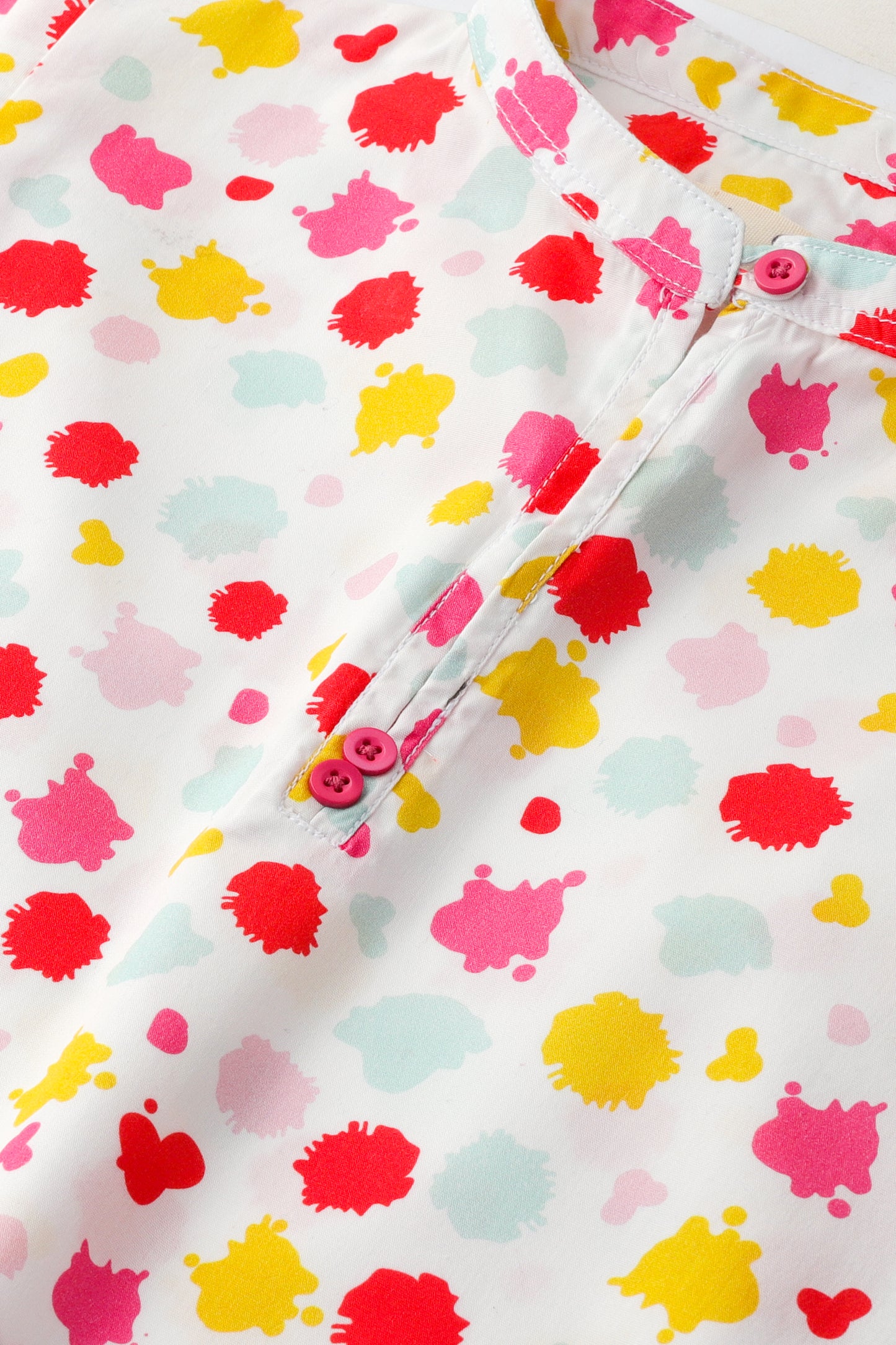Color Pop Casual Kurta Set