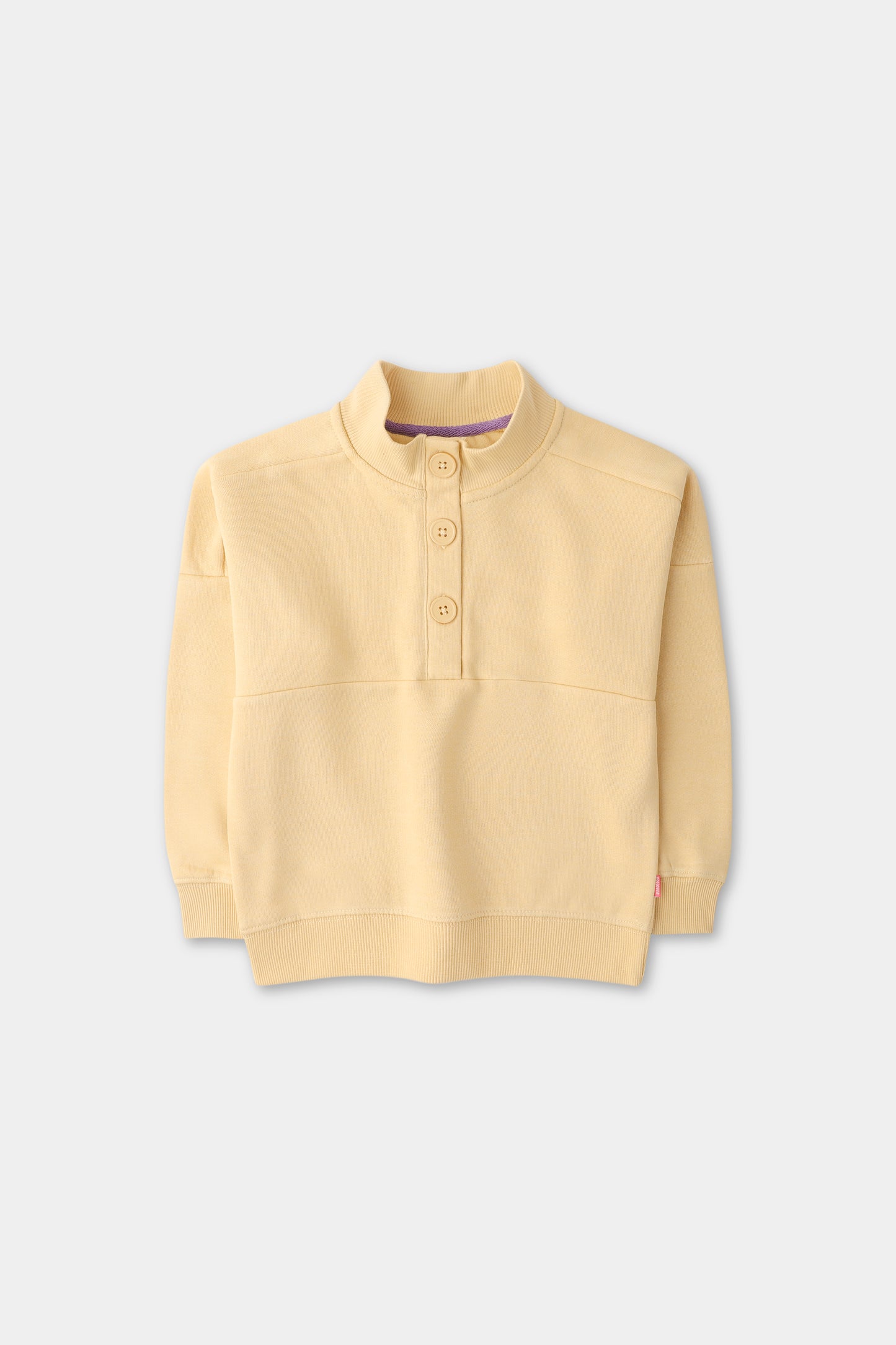 Girls Lime Mock Neck Pullover