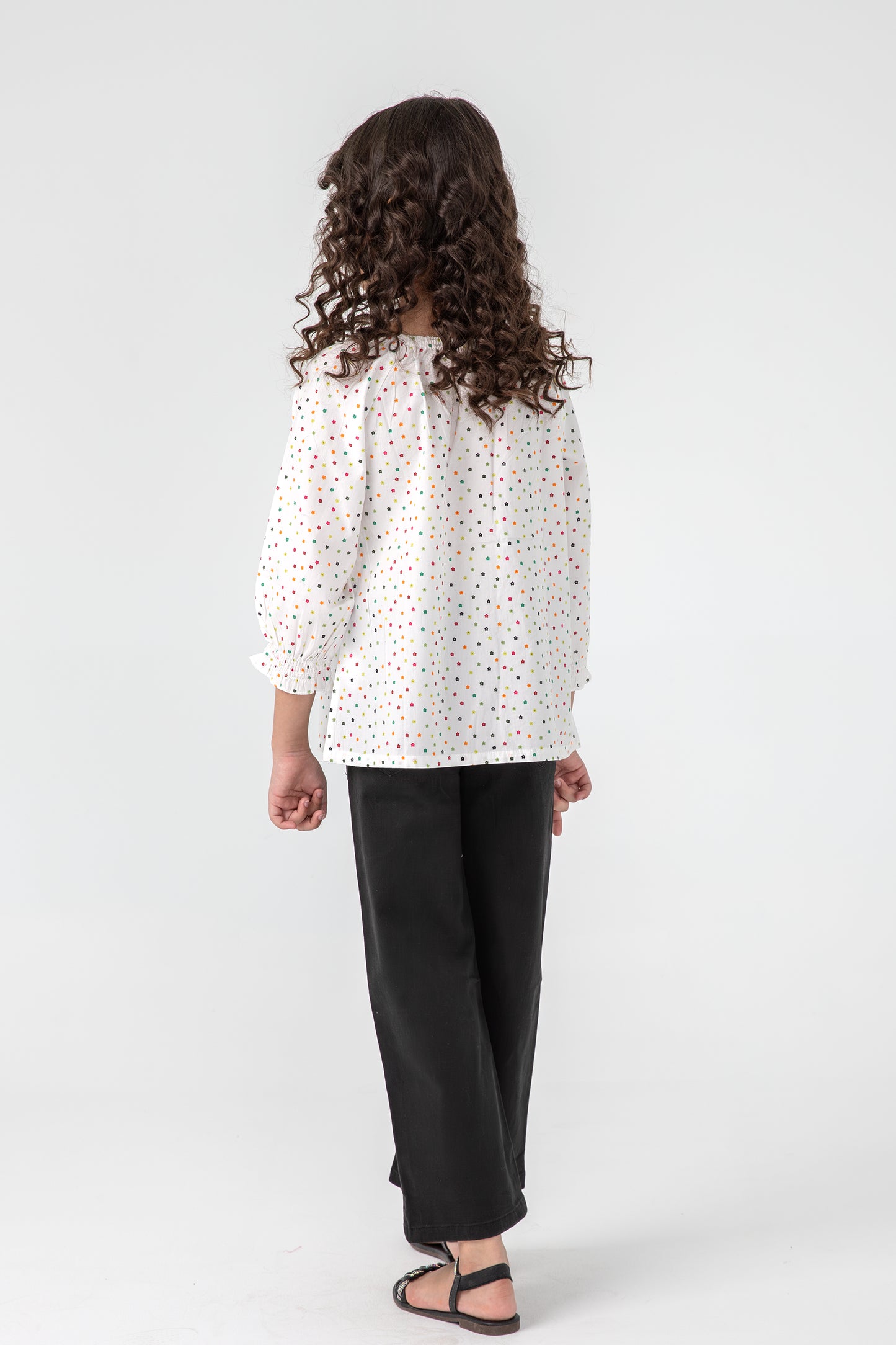 White Delight Smocked Top