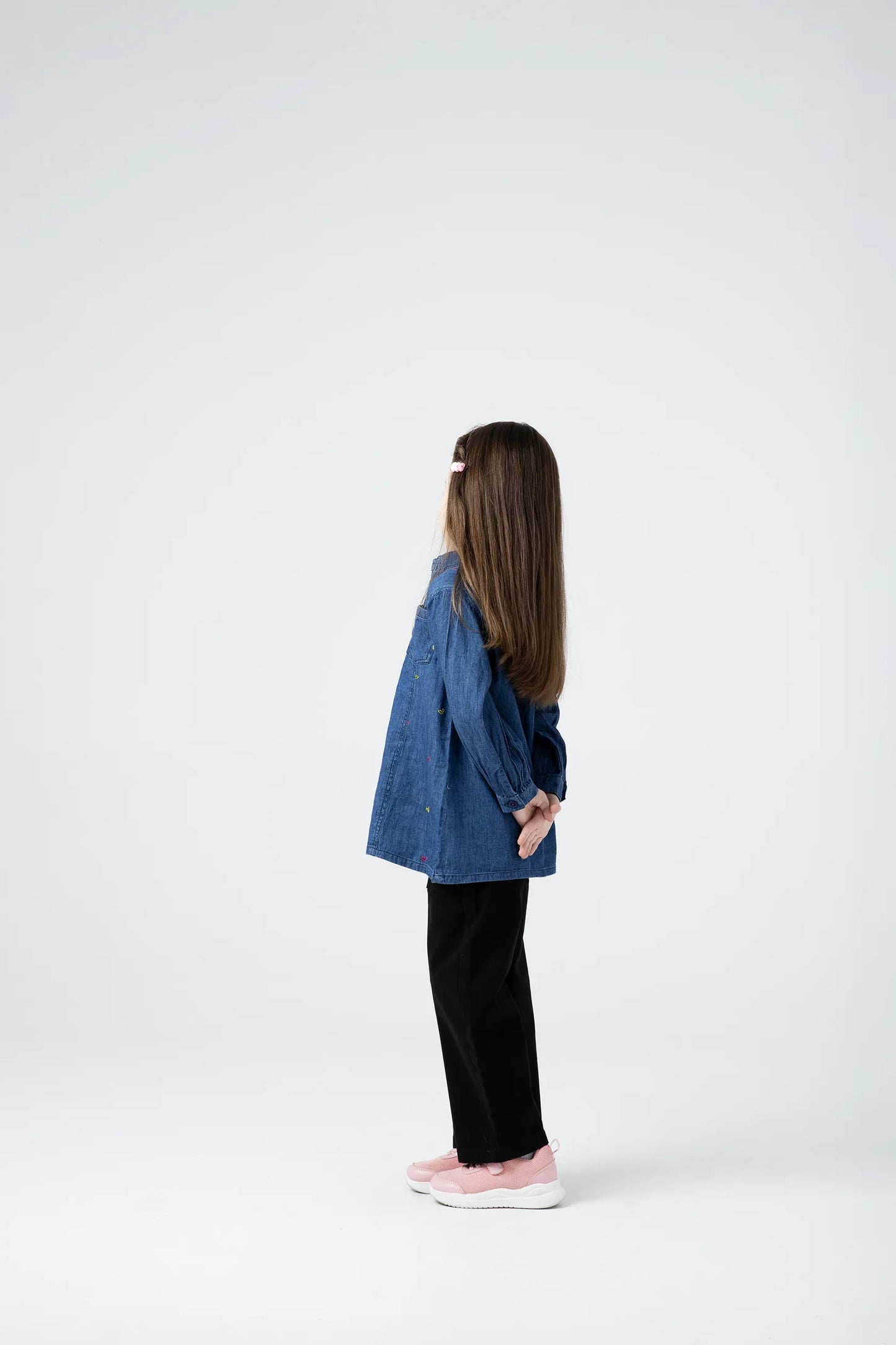 Blue Heart Denim Top