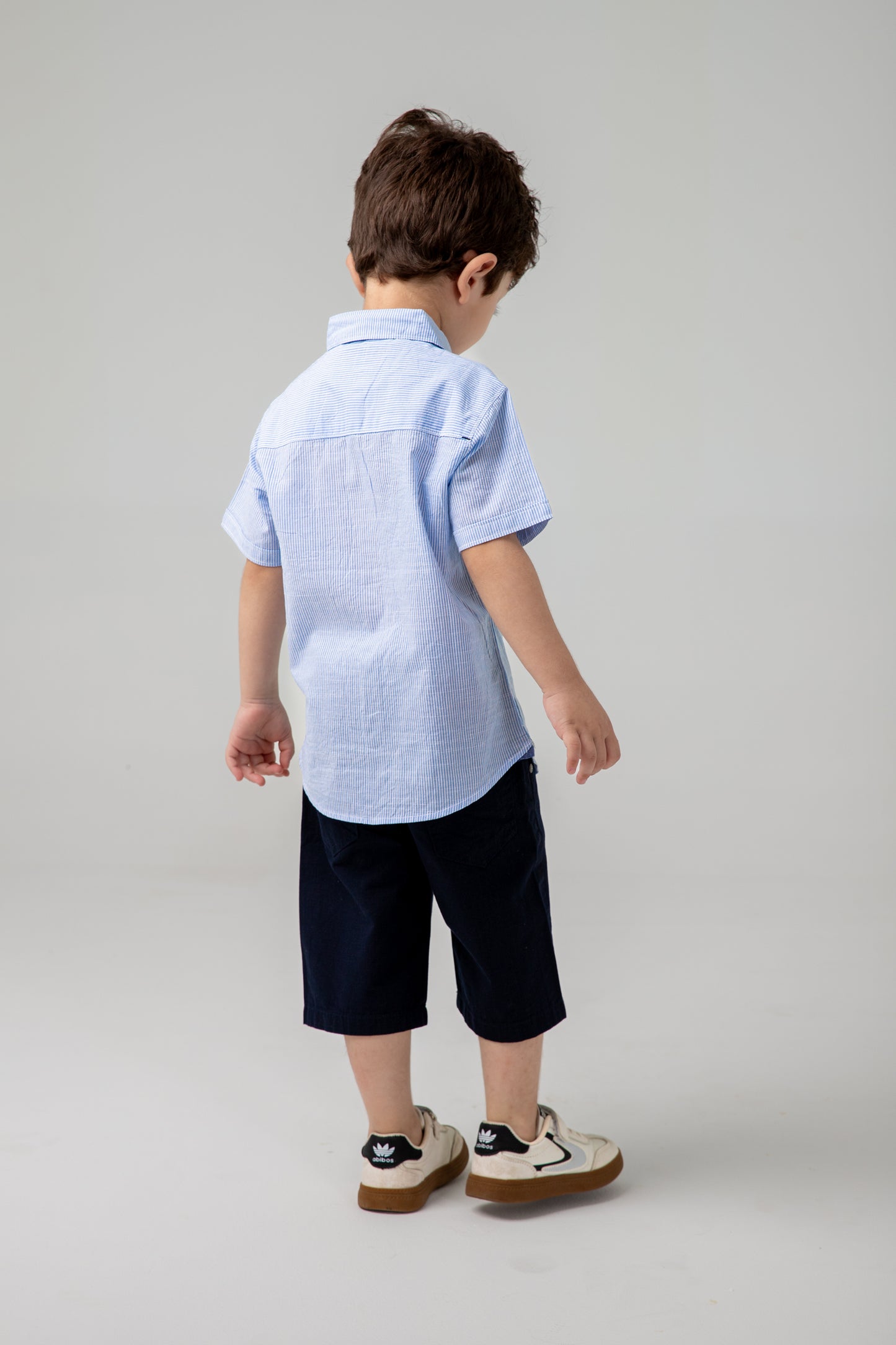 Boys Skyline Striped Casual Shirt