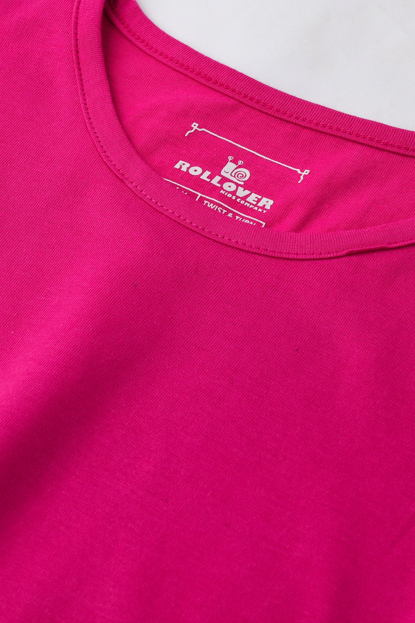 Chic Hot Pink Pocket Tee