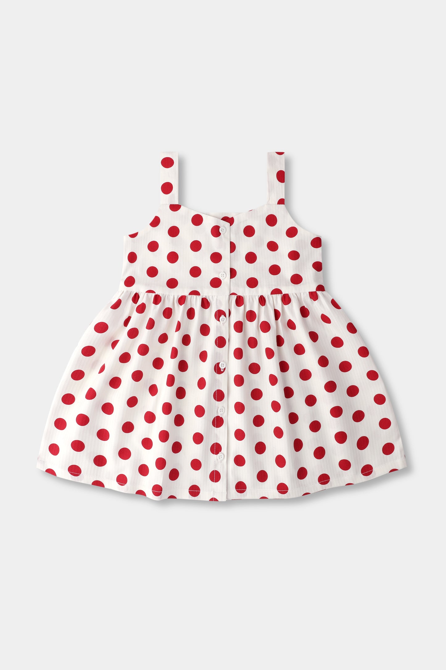 Cherry Dot Cotton Dress