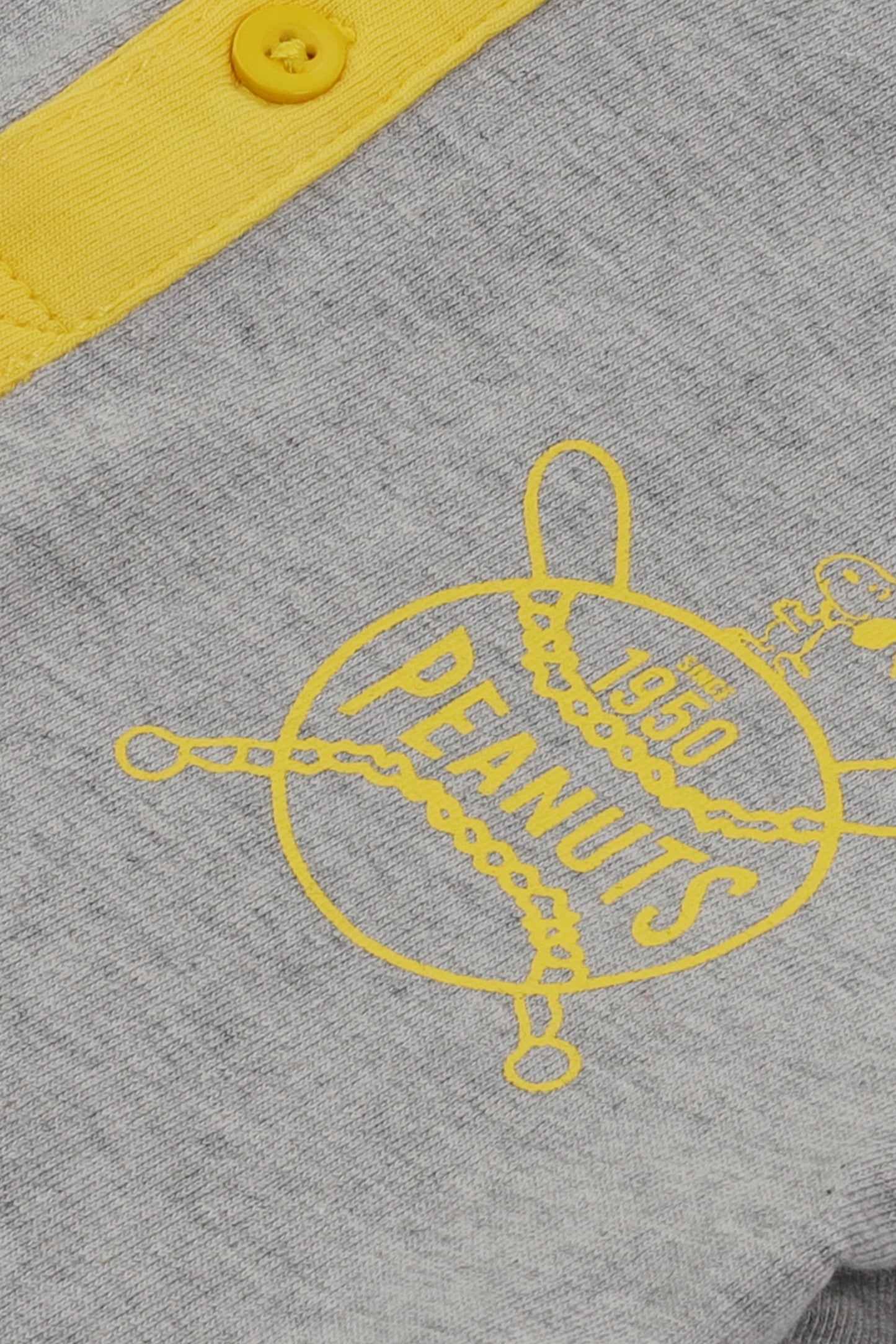 Sporty Grey Boys' Henley T-Shirt