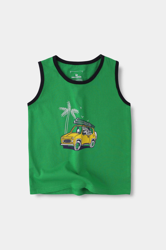 Boys Surf Shark Tank Top