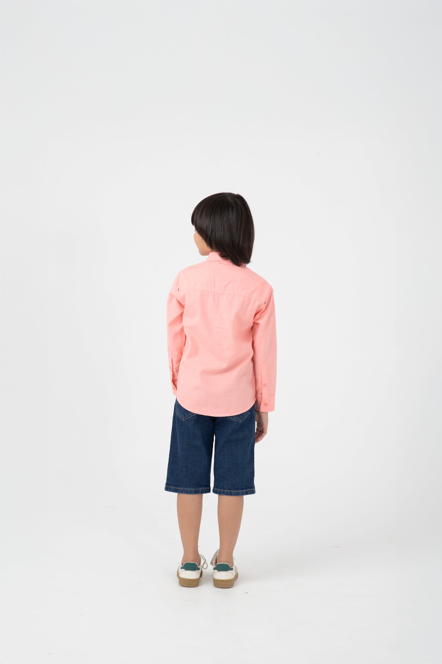 Boys Pink Breeze Chambray Shirt
