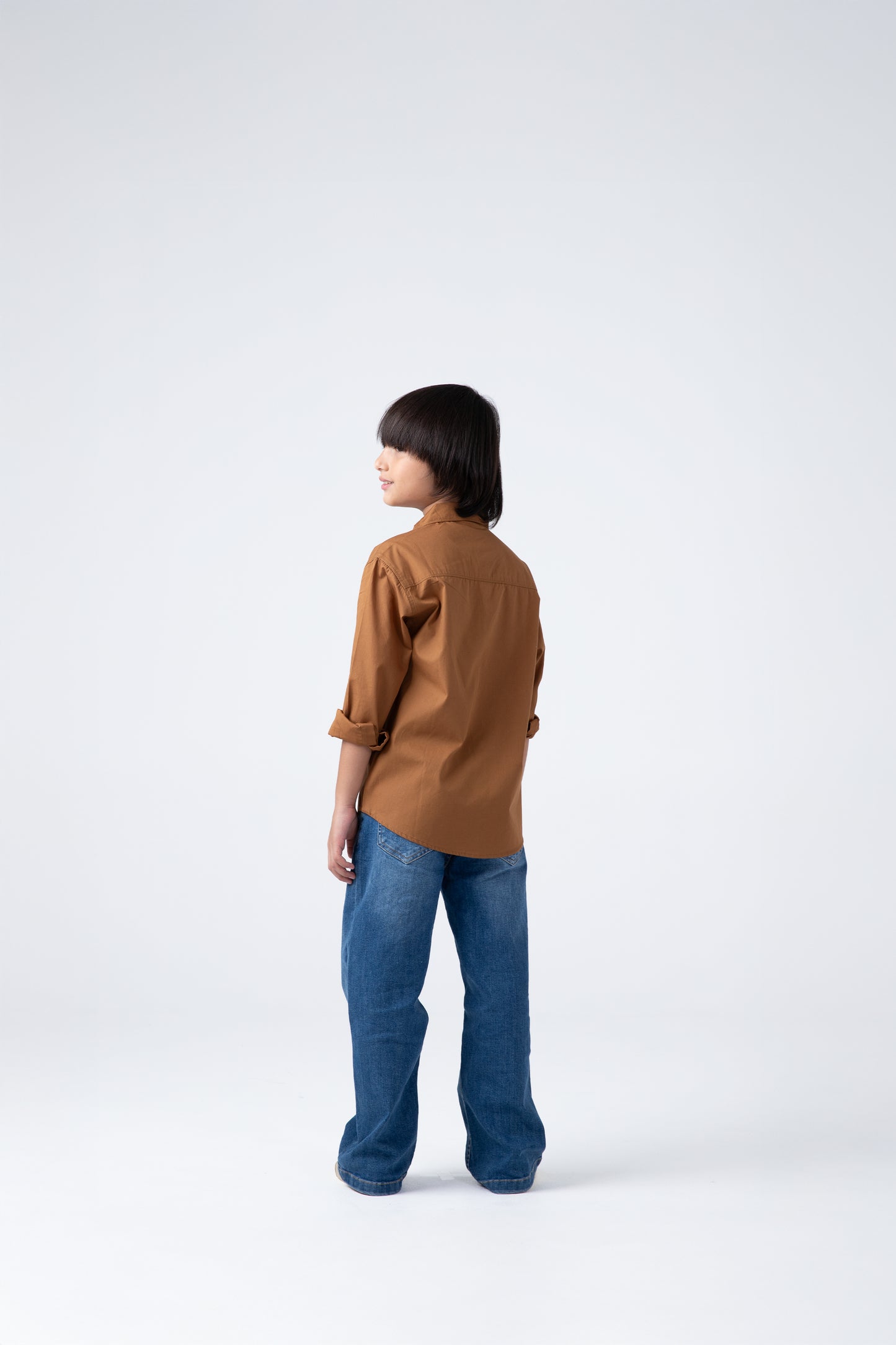 Boys Chestnut Smart Casual Shirt