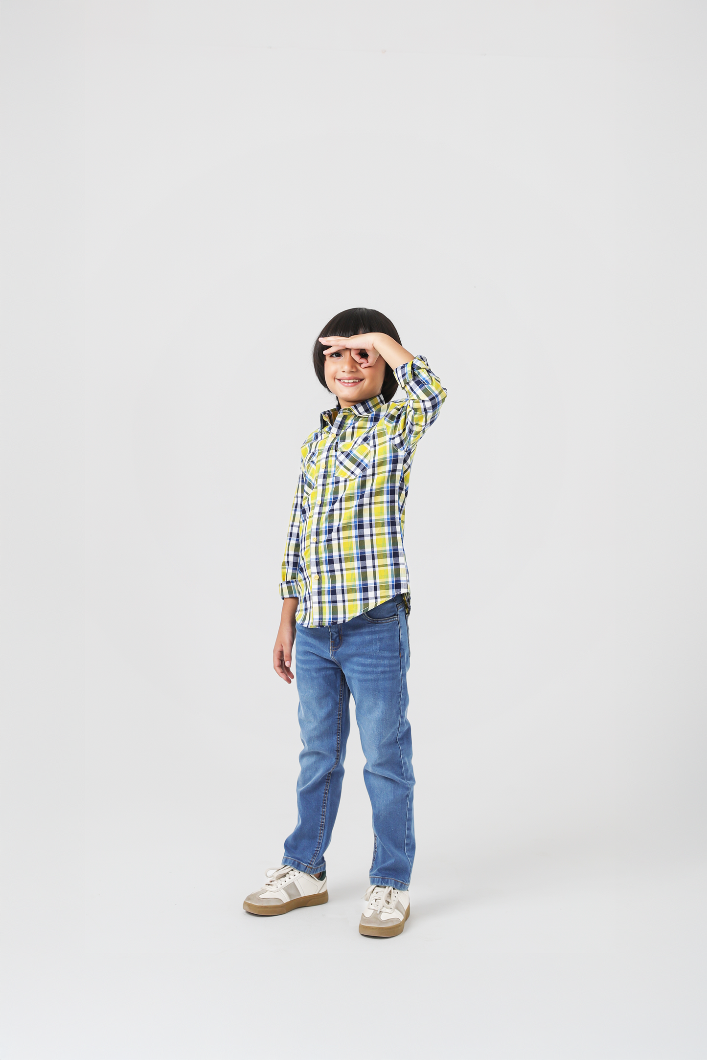 Sunny Plaid Cotton Shirt