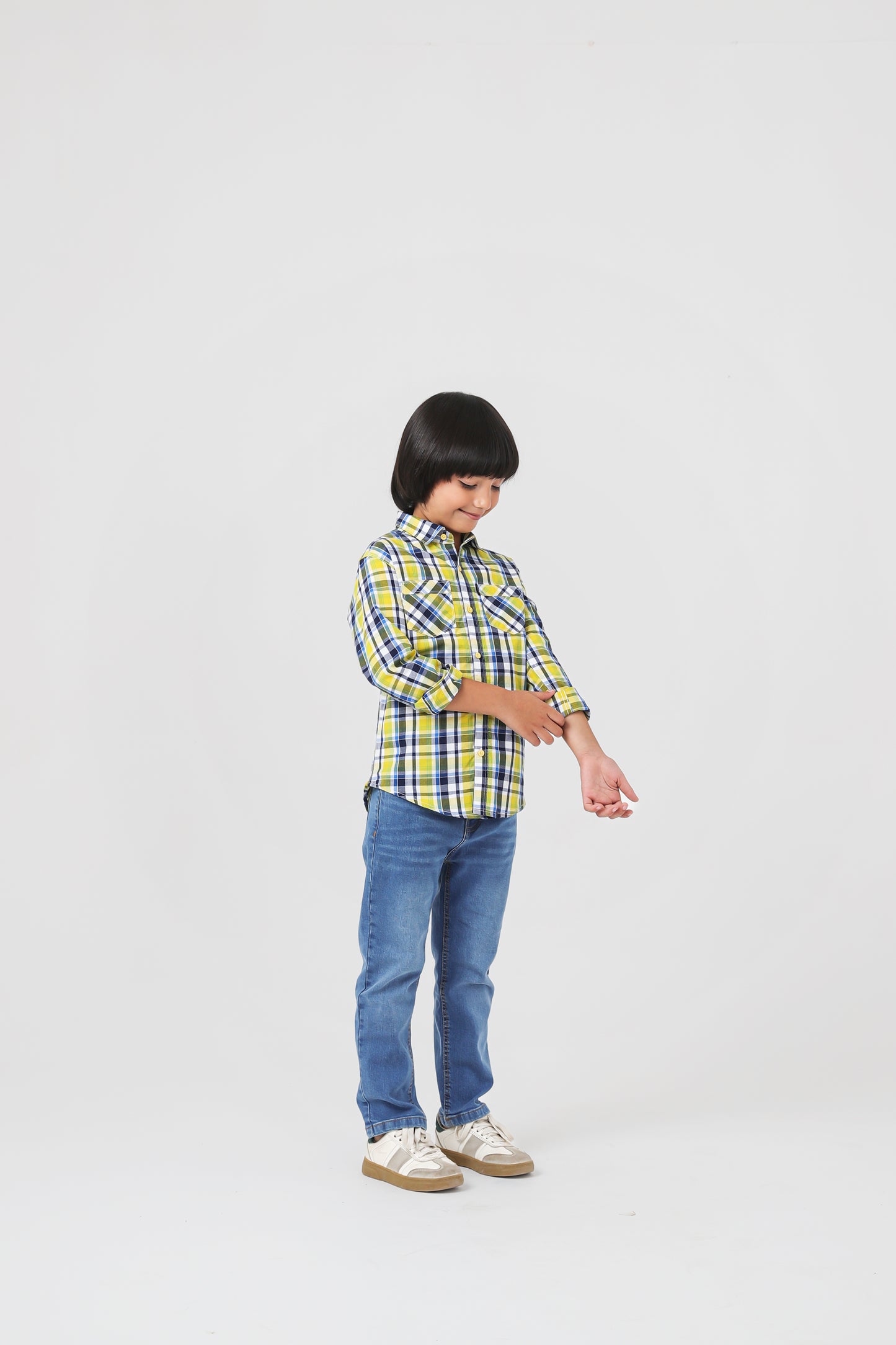 Sunny Plaid Cotton Shirt