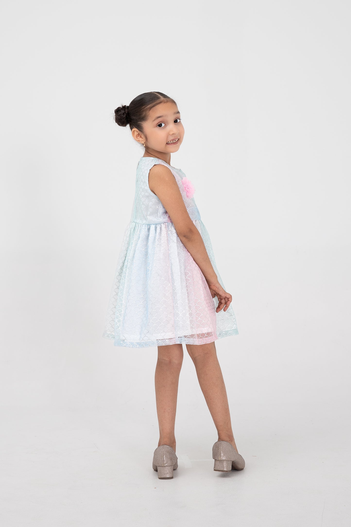 Girls Mermaid Dreamy Net Dress