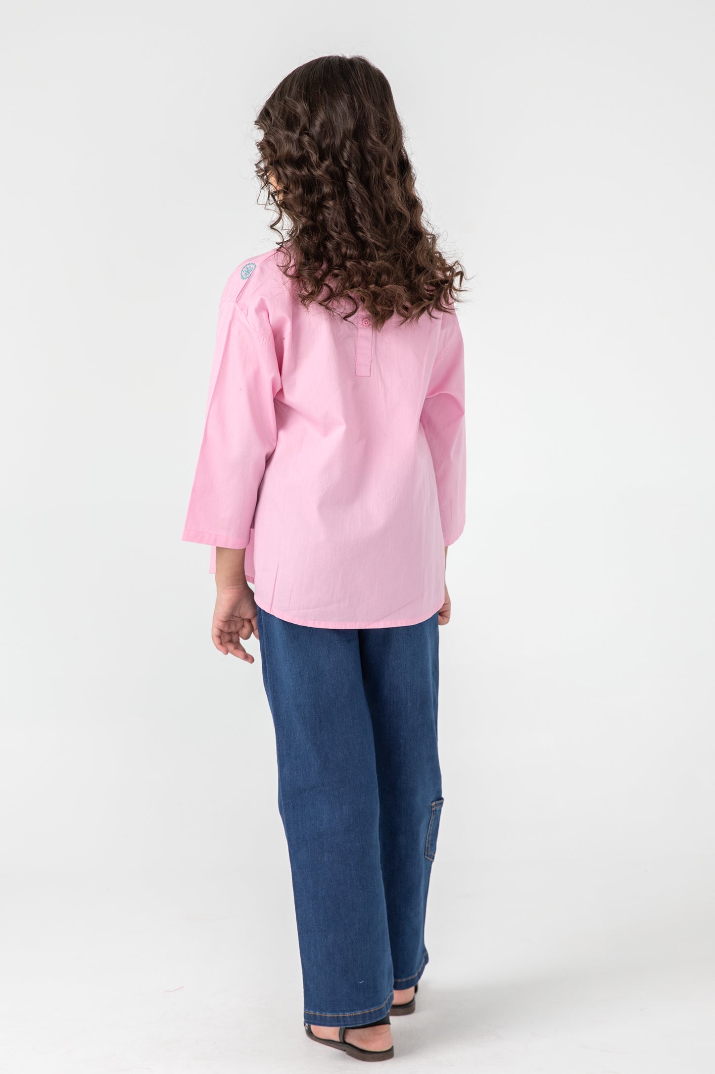 Rosy Whimsy Cotton Kurti
