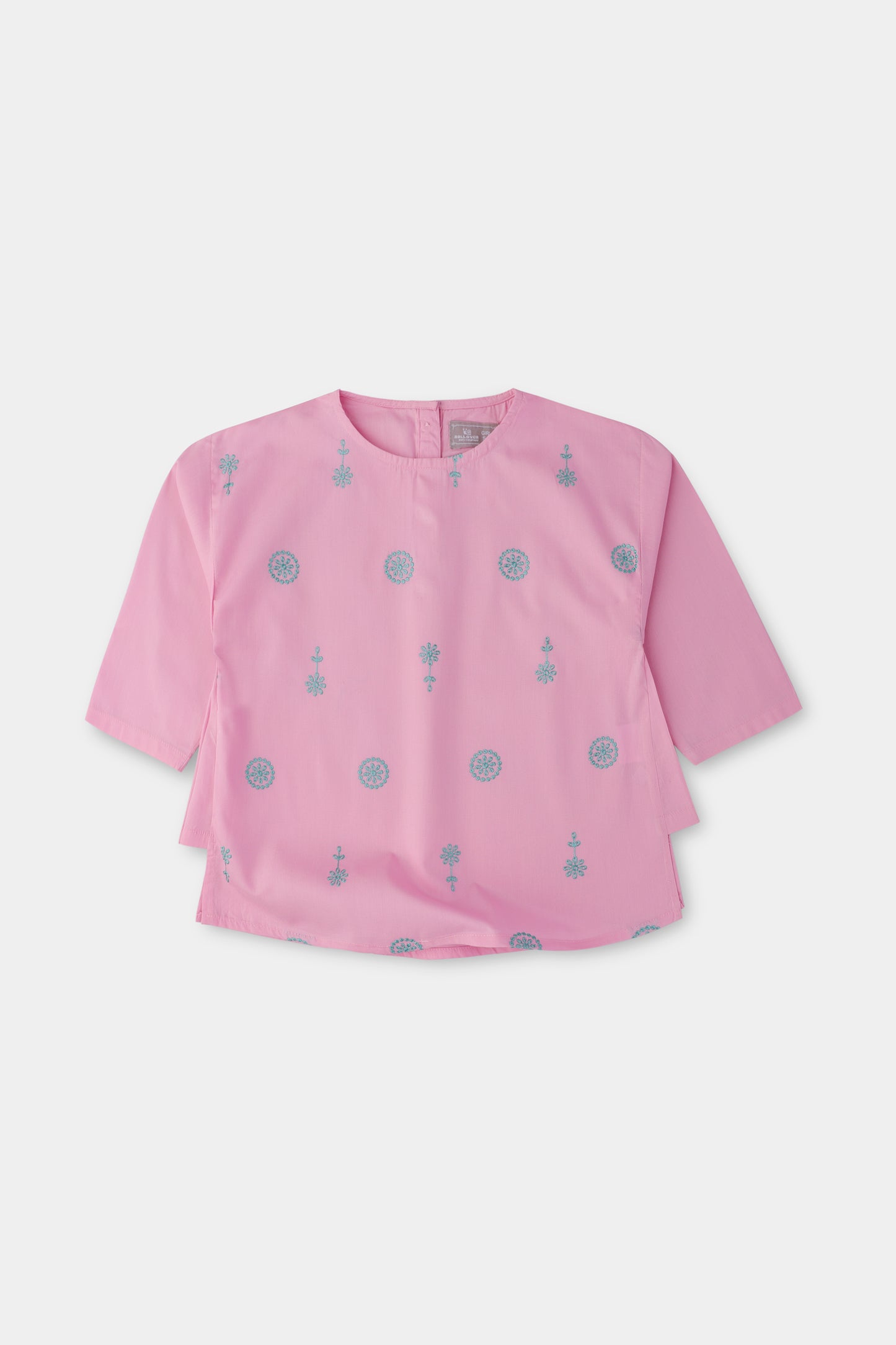 Rosy Whimsy Cotton Kurti