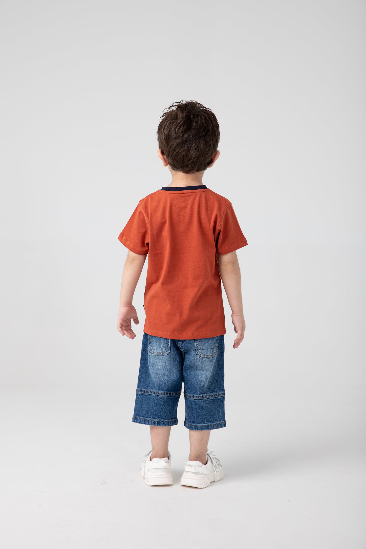 Boys Roadster Rust Henley T-shirt