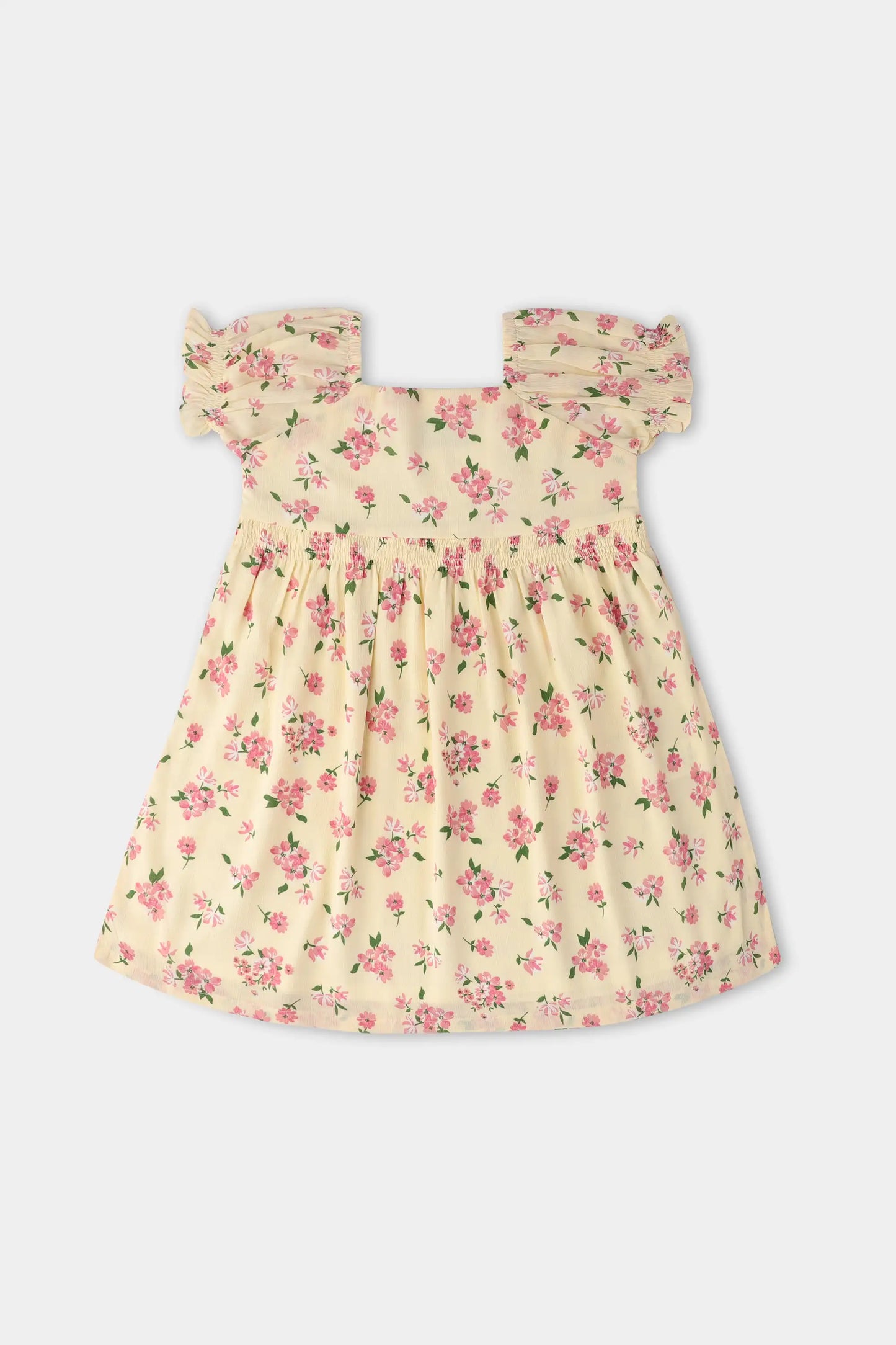 Skin Floral Printed Chiffon Dress