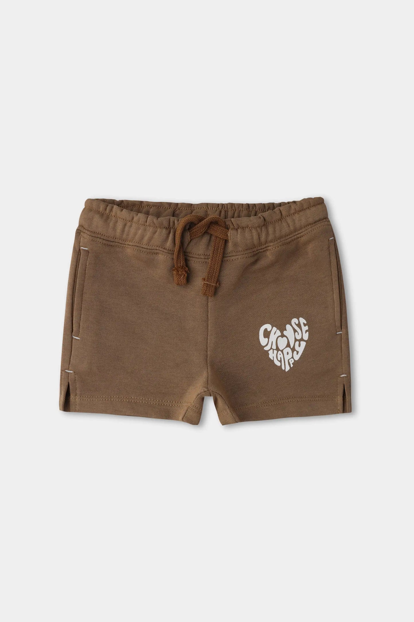 Girls' Happy Hearts Terry Shorts
