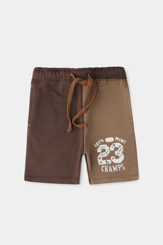 Boys Colorblock Terry Shorts