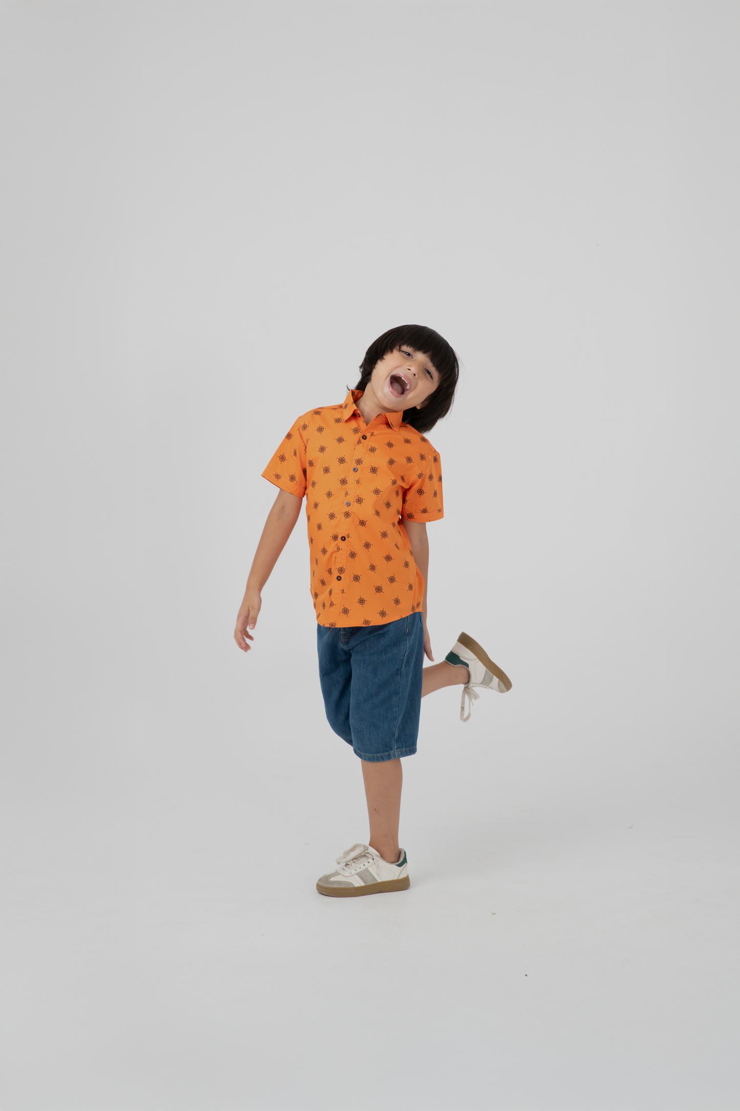 Orange Compass Shirt