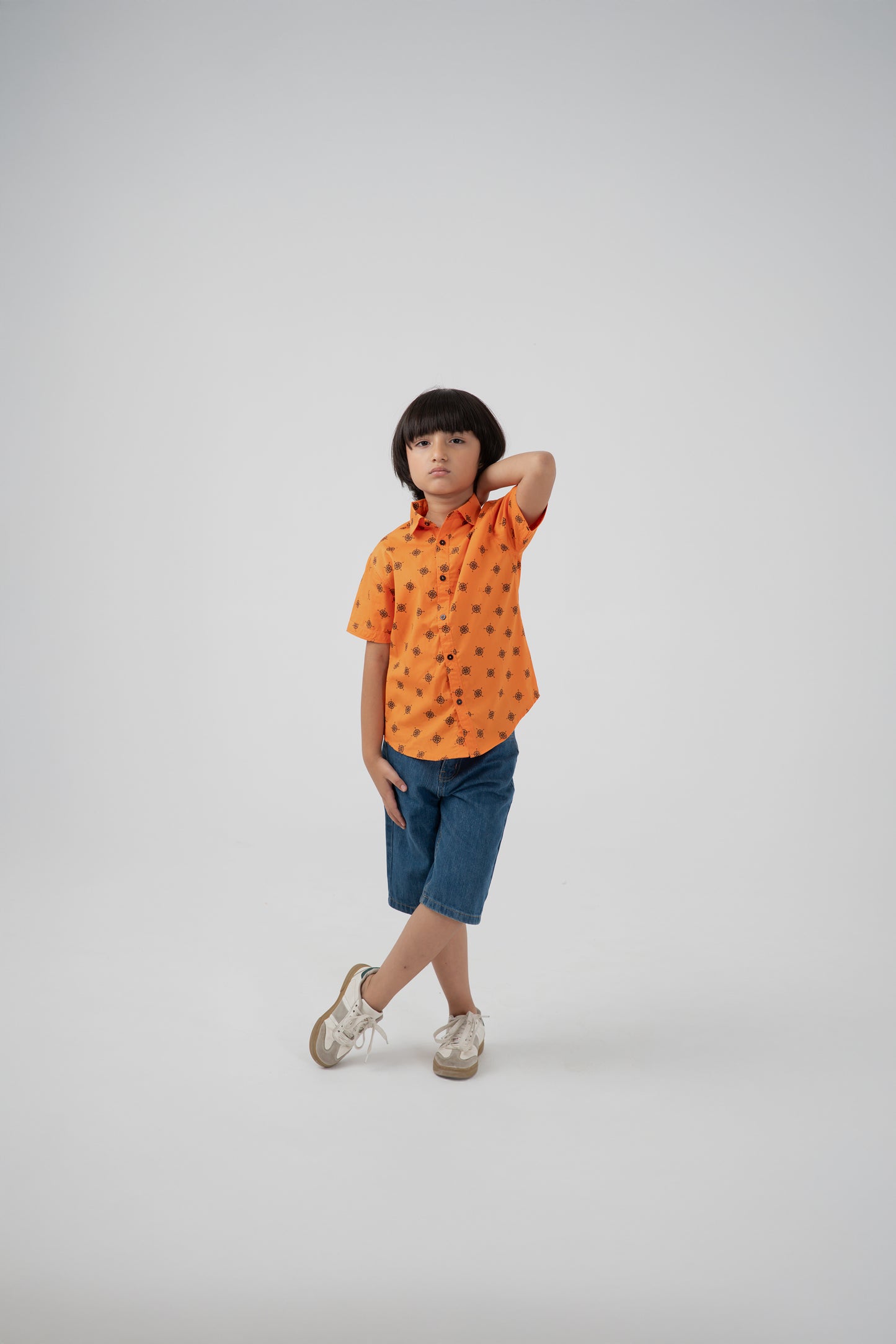 Orange Compass Shirt