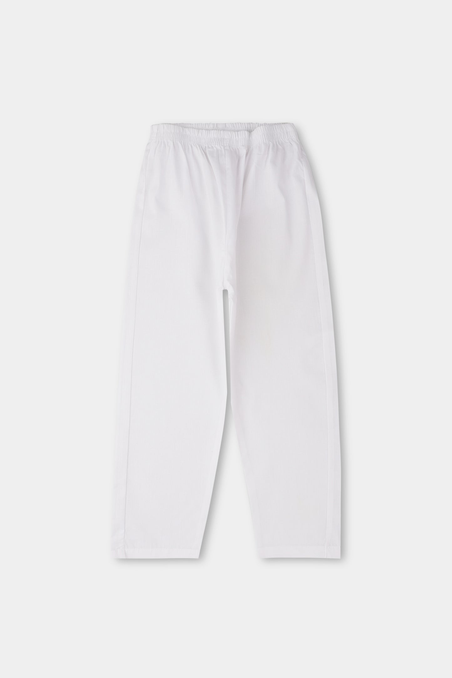 White Everyday Cotton Trousers