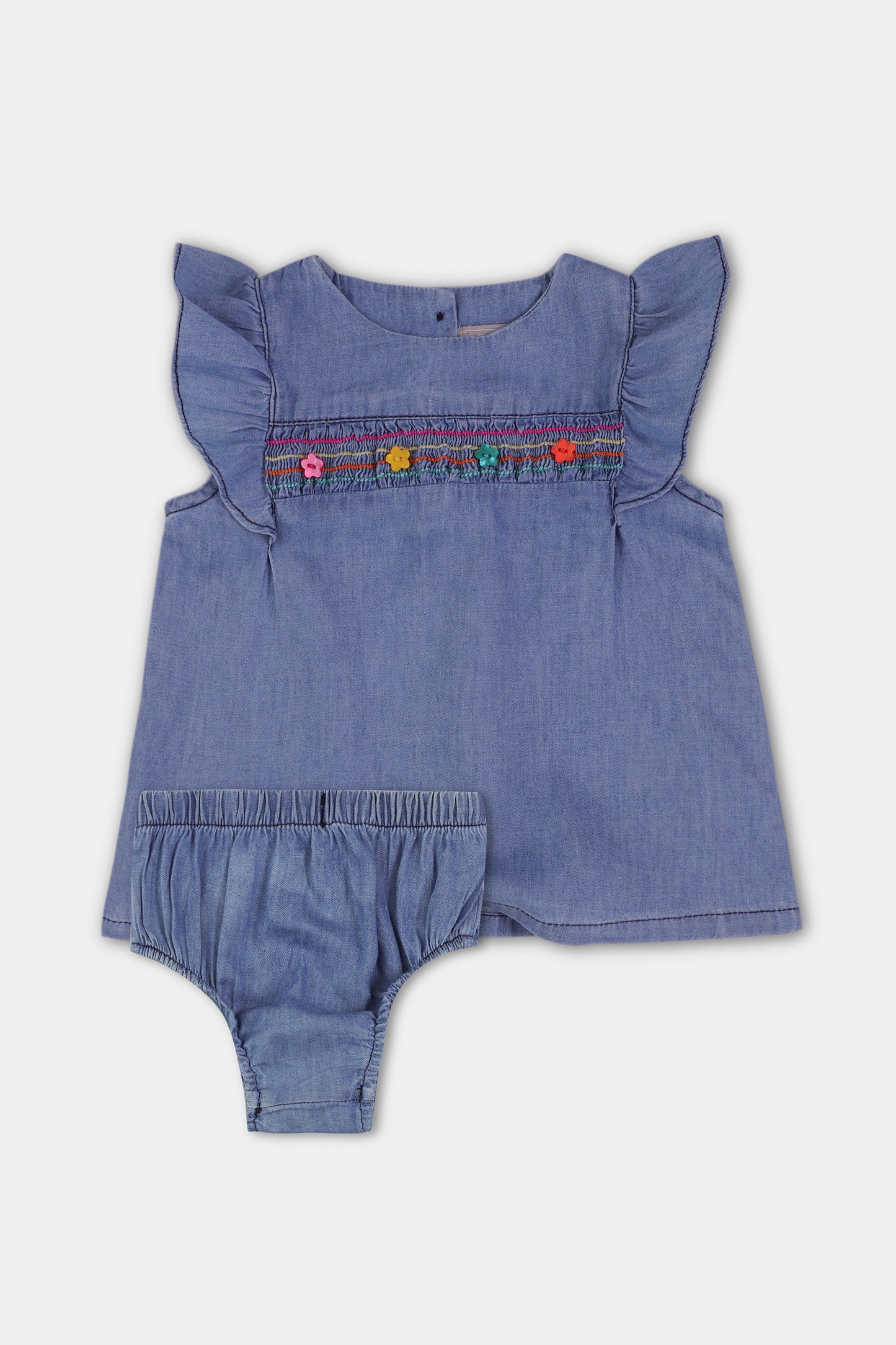 Denim Doodle Dress Set