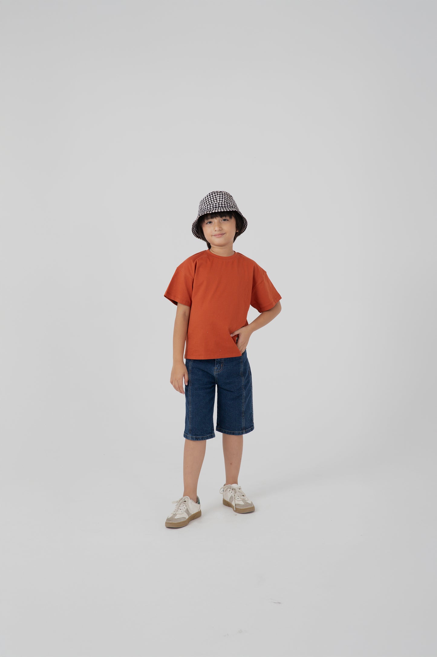 Boys Rust Core Boxy Tee
