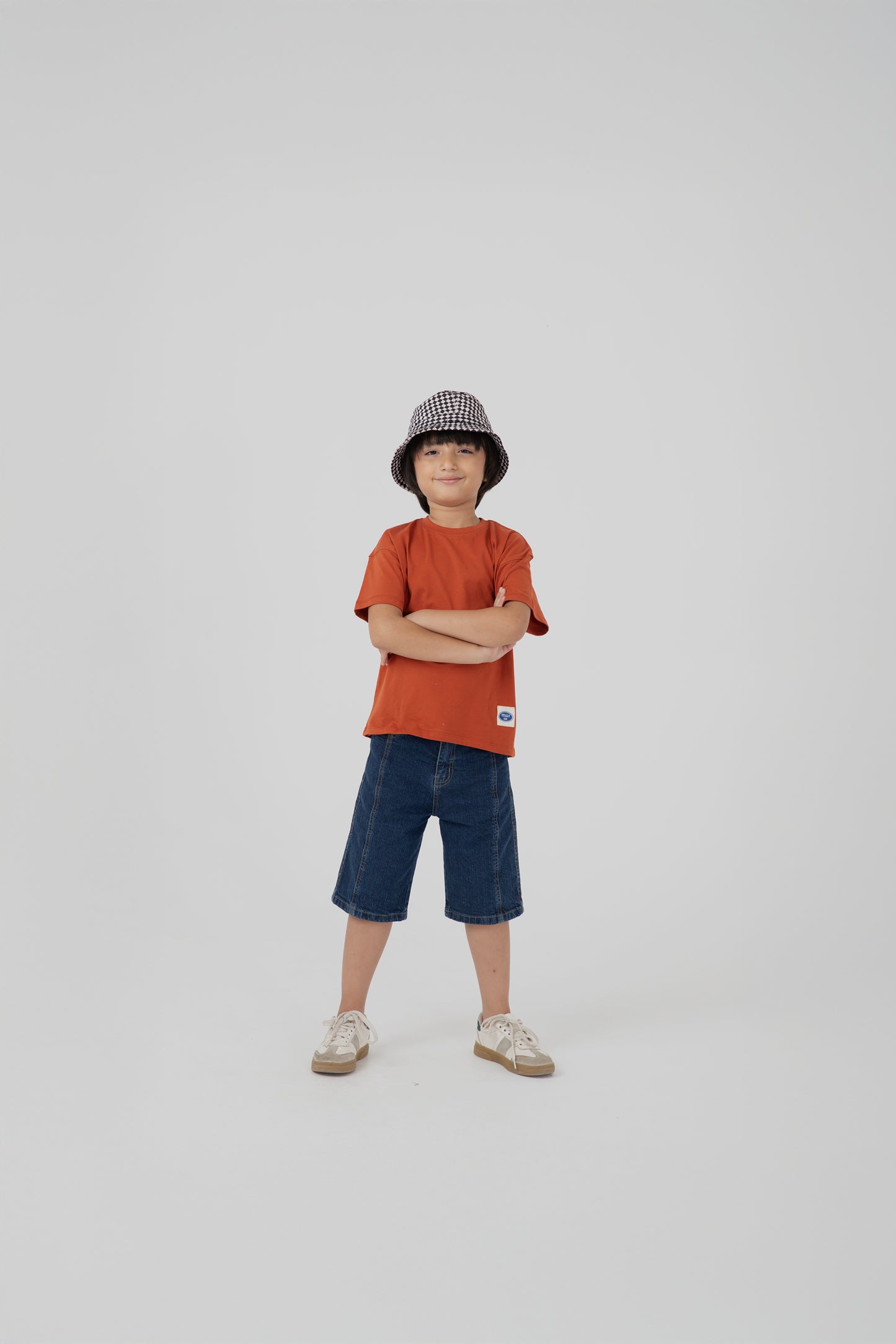 Boys Rust Core Boxy Tee