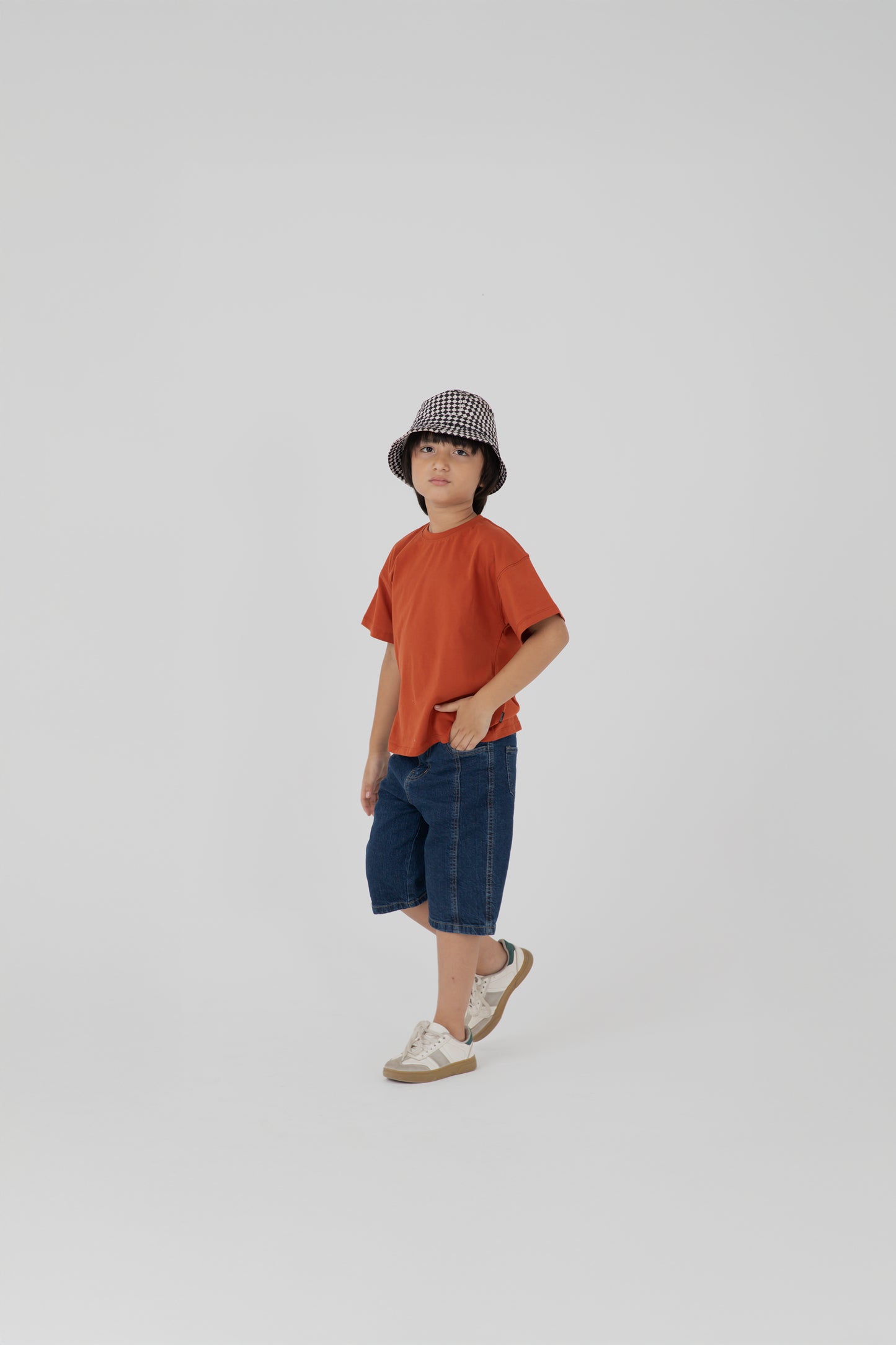 Boys Rust Core Boxy Tee
