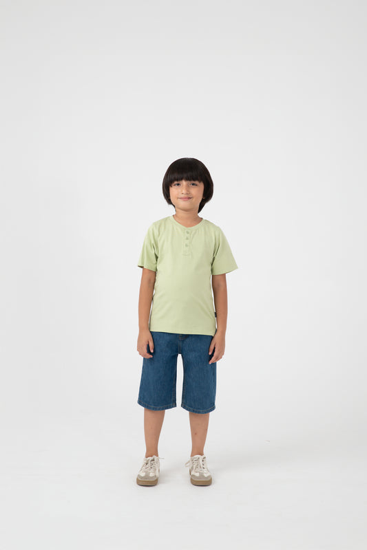 Sage Henley Tee