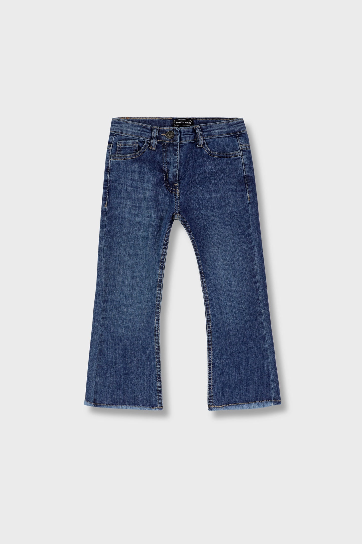 Girls Fray Flair Bell Bottom Jeans