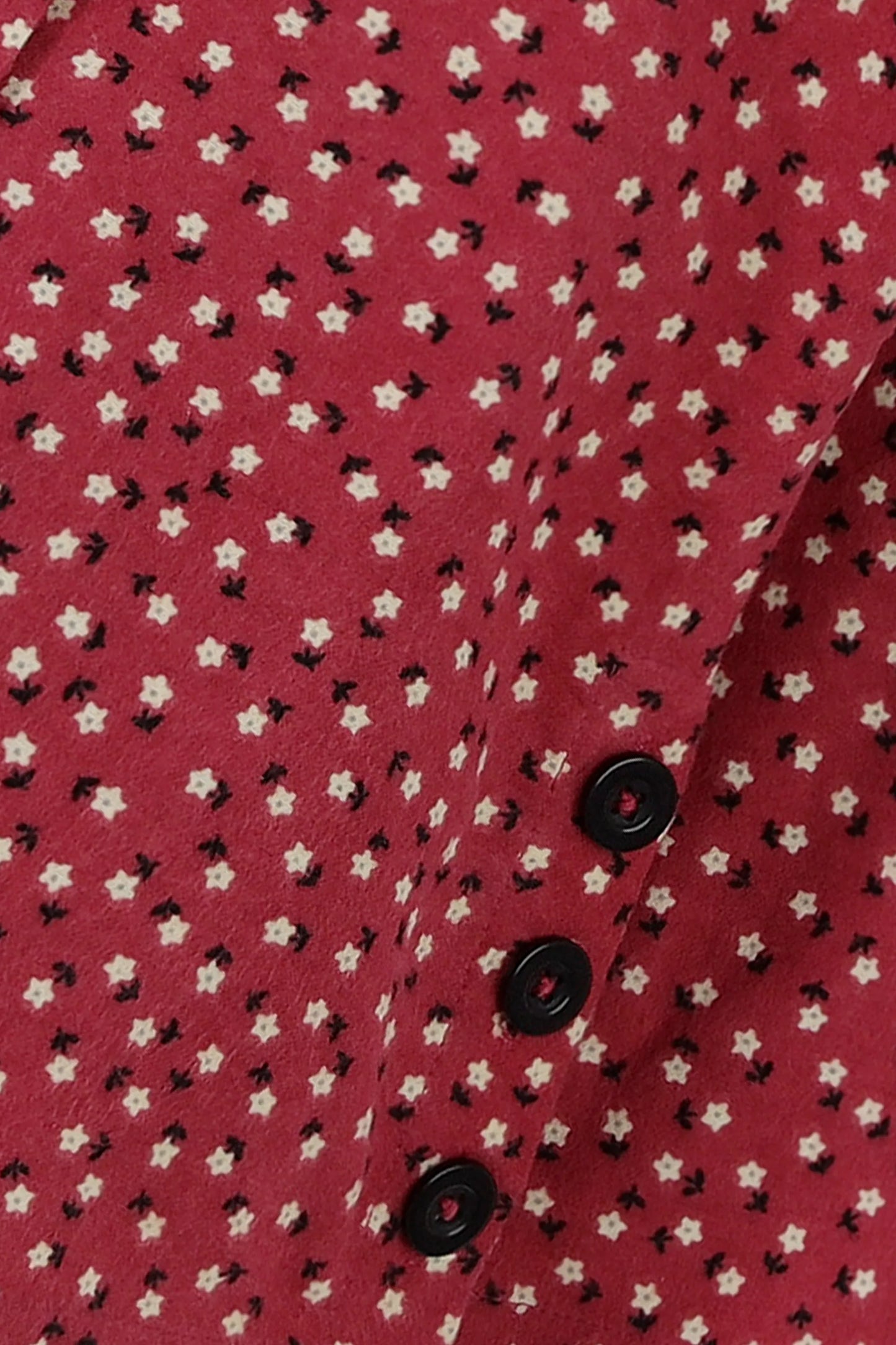 Berry Bloom Flannel Top