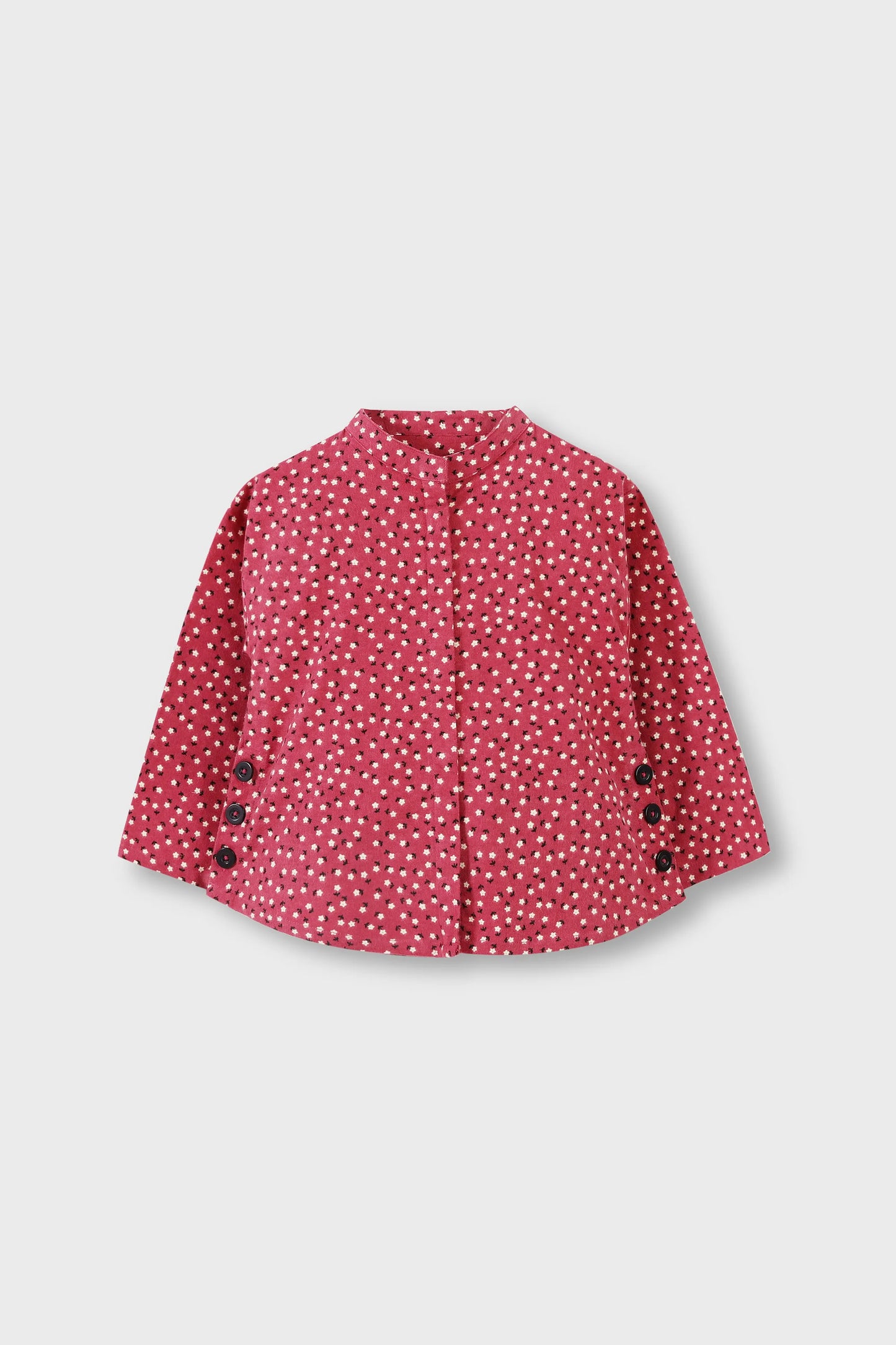 Berry Bloom Flannel Top