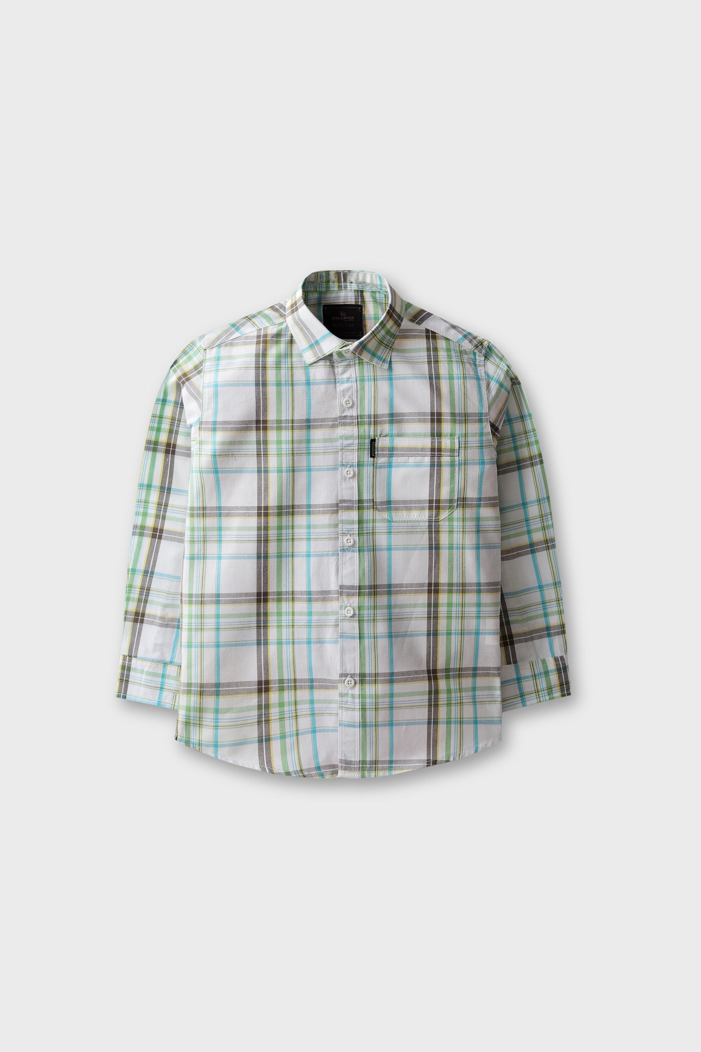 Grid Parade White Shirt