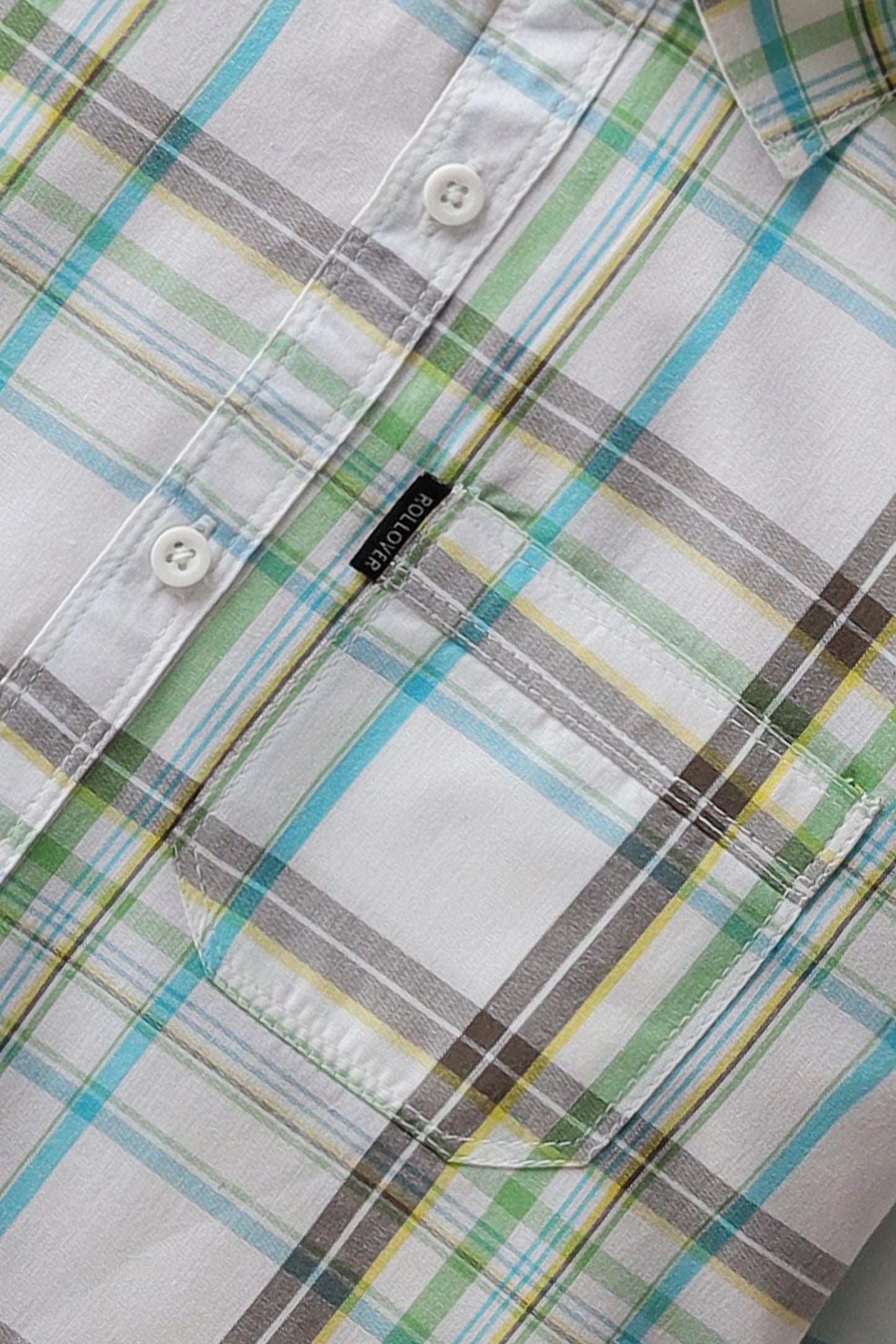 Grid Parade White Shirt