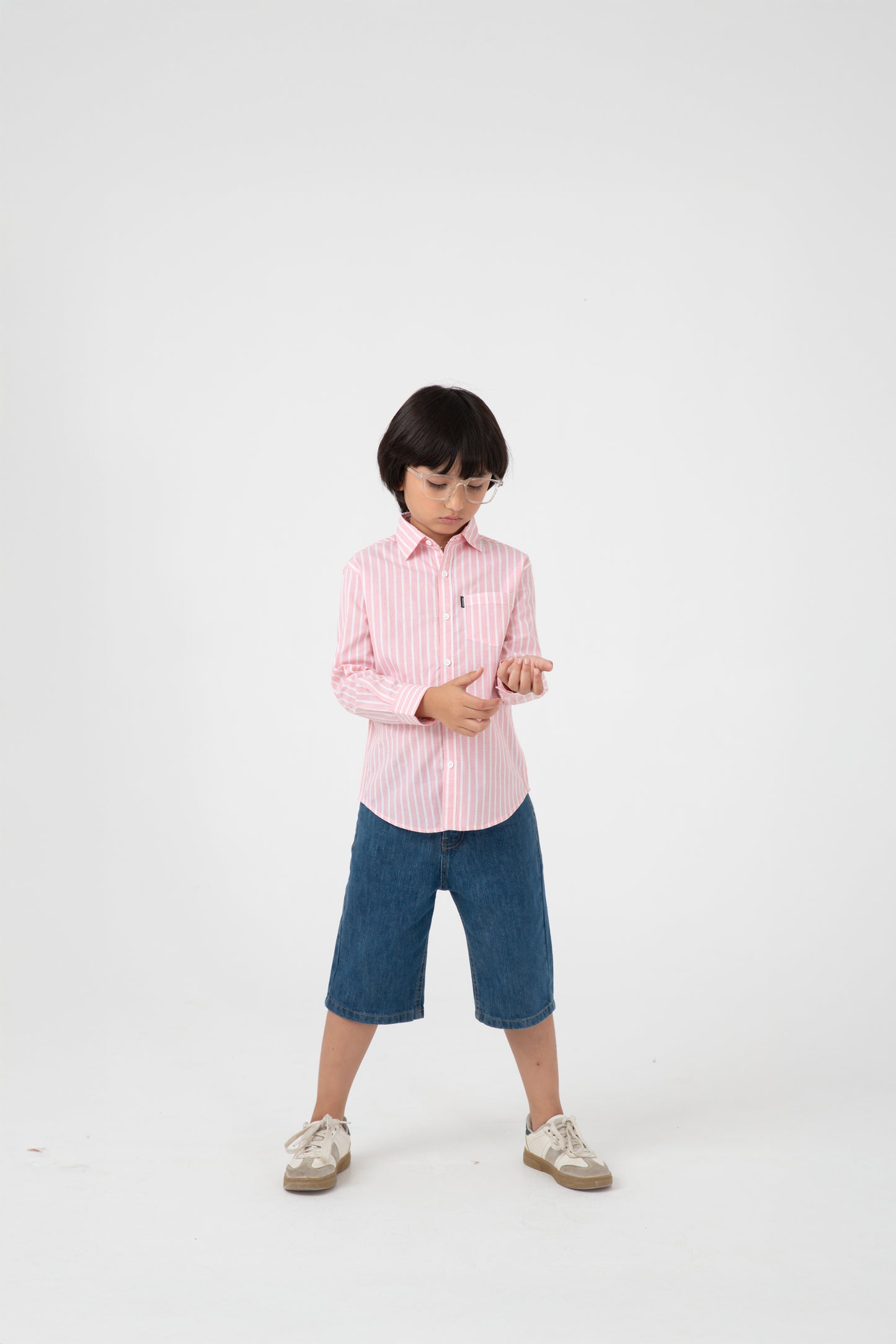 Pink Grid Shirt