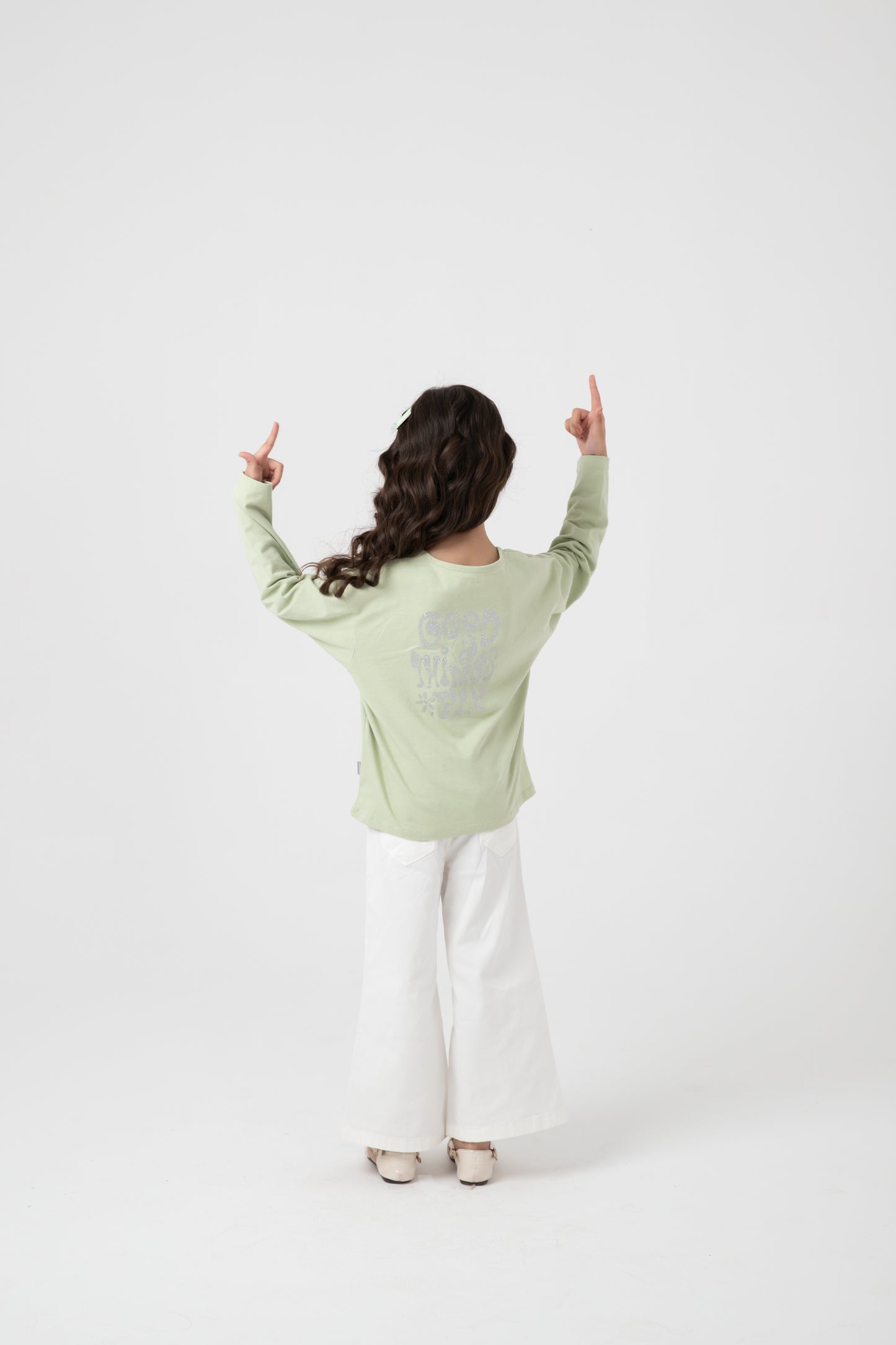 Mint Glitter Tee
