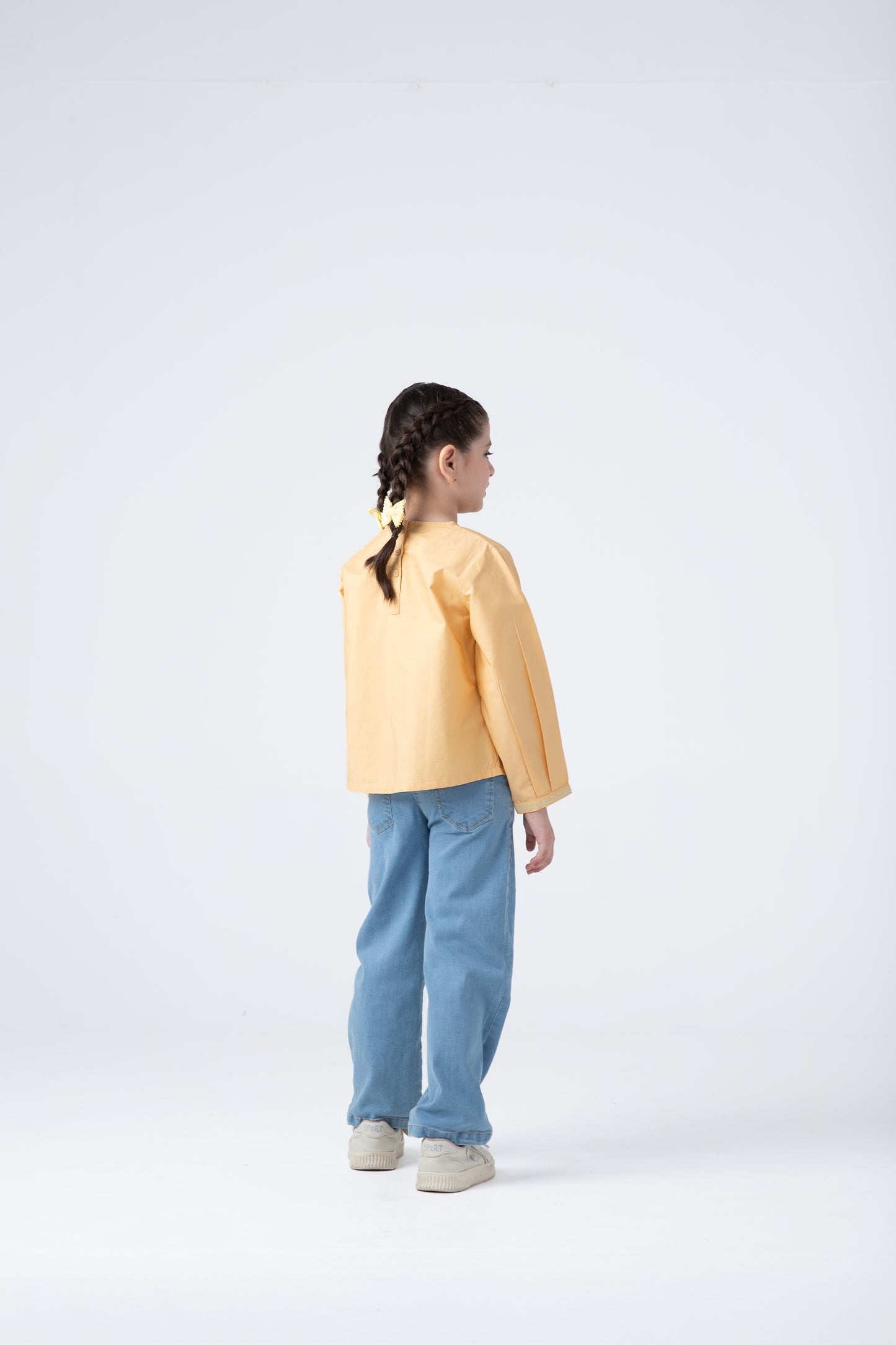 Beige Embroidered Top