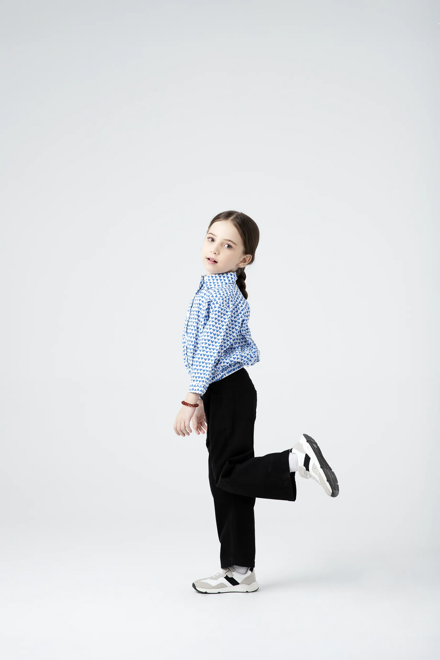 Blue Heartsy Top