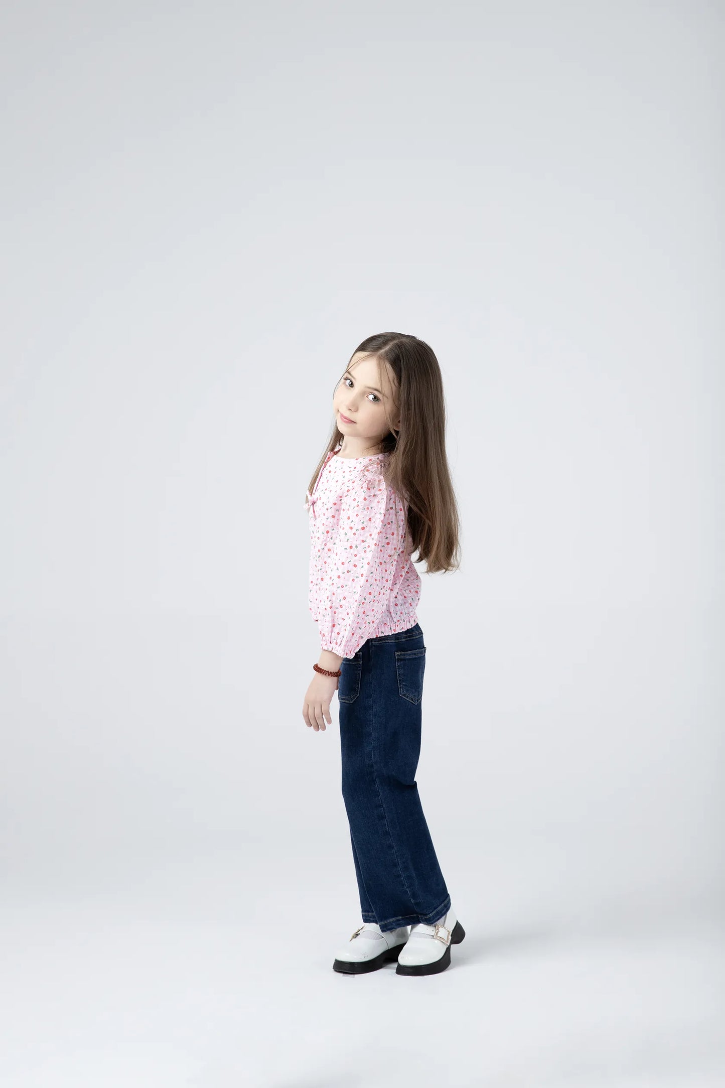 Cherry Floral Cotton Top