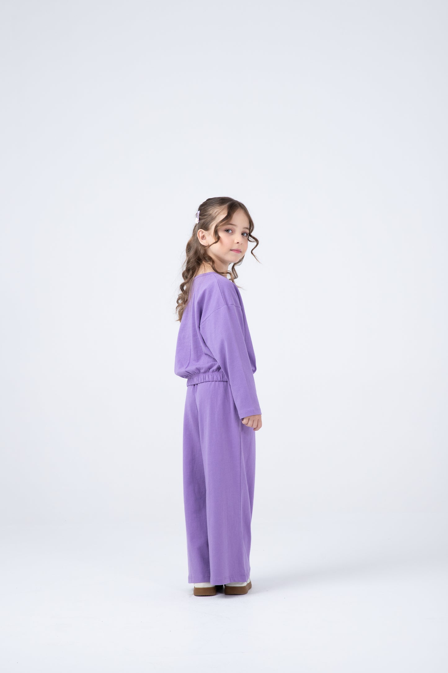 Lilac Cropped Co-ord Set