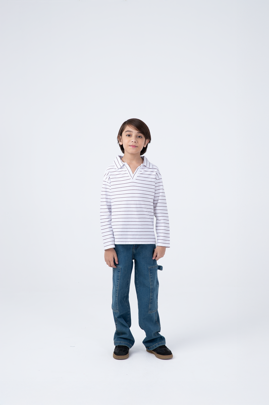 Striped Boxy Fit Tee